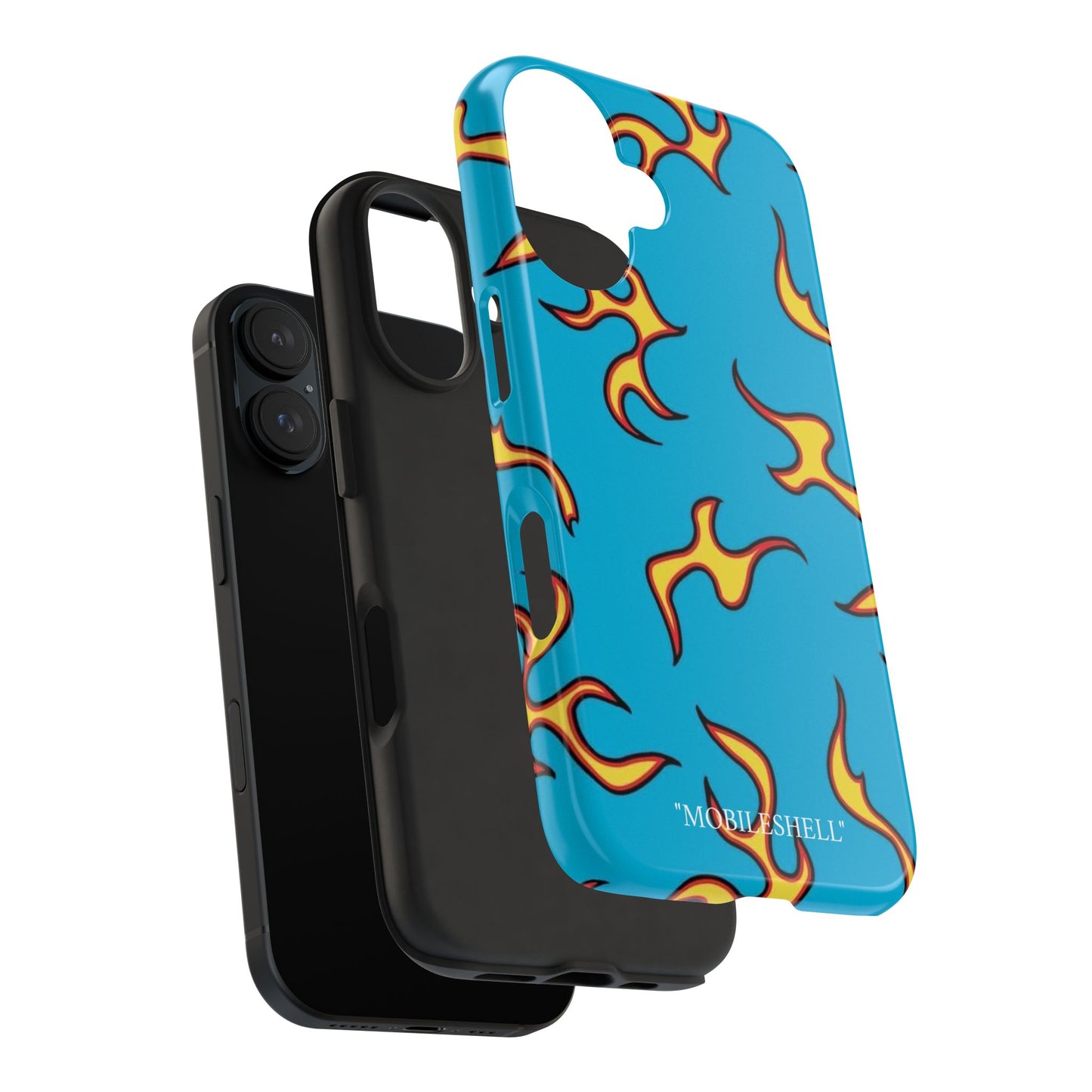 Blue Flame tough phone case