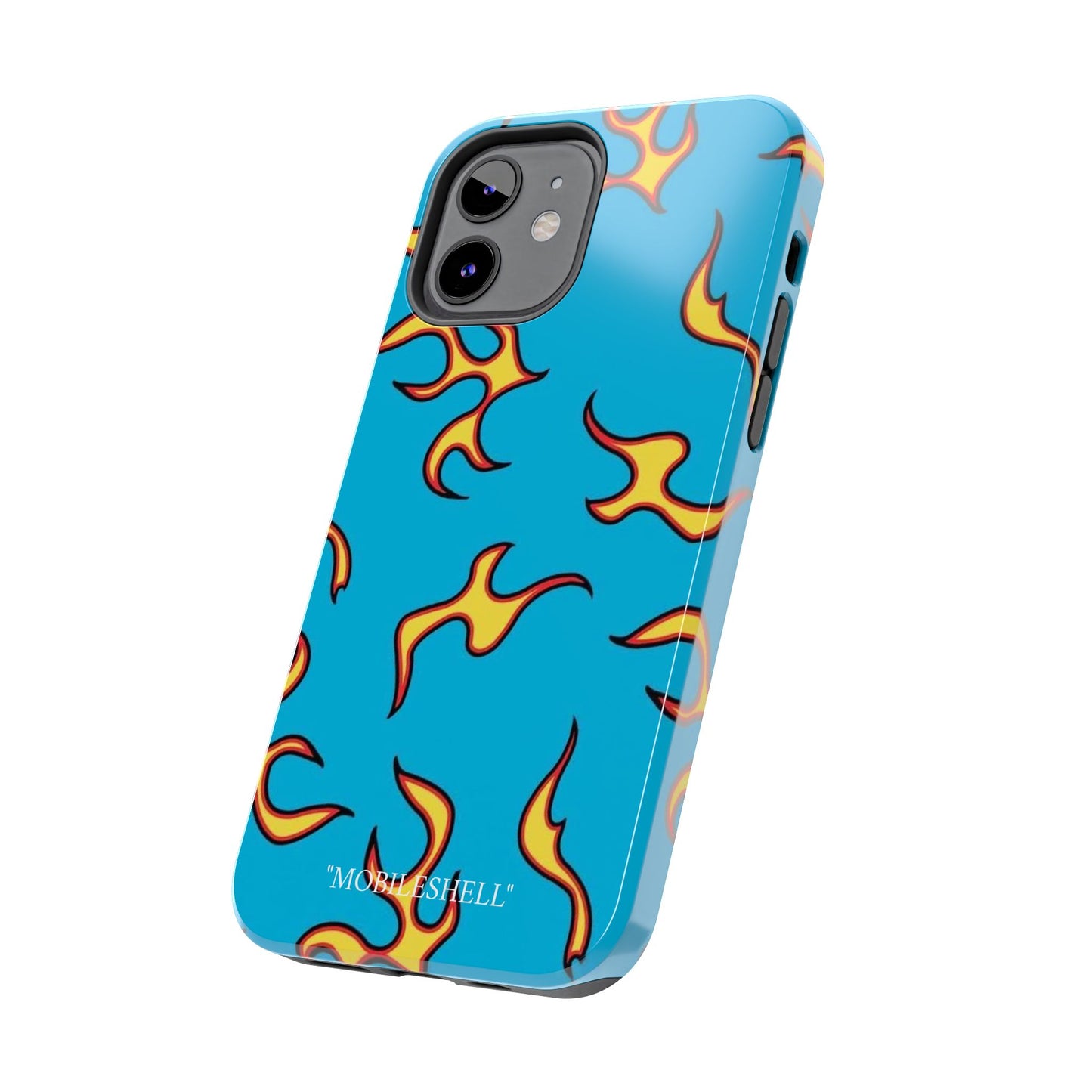 Blue Flame tough phone case