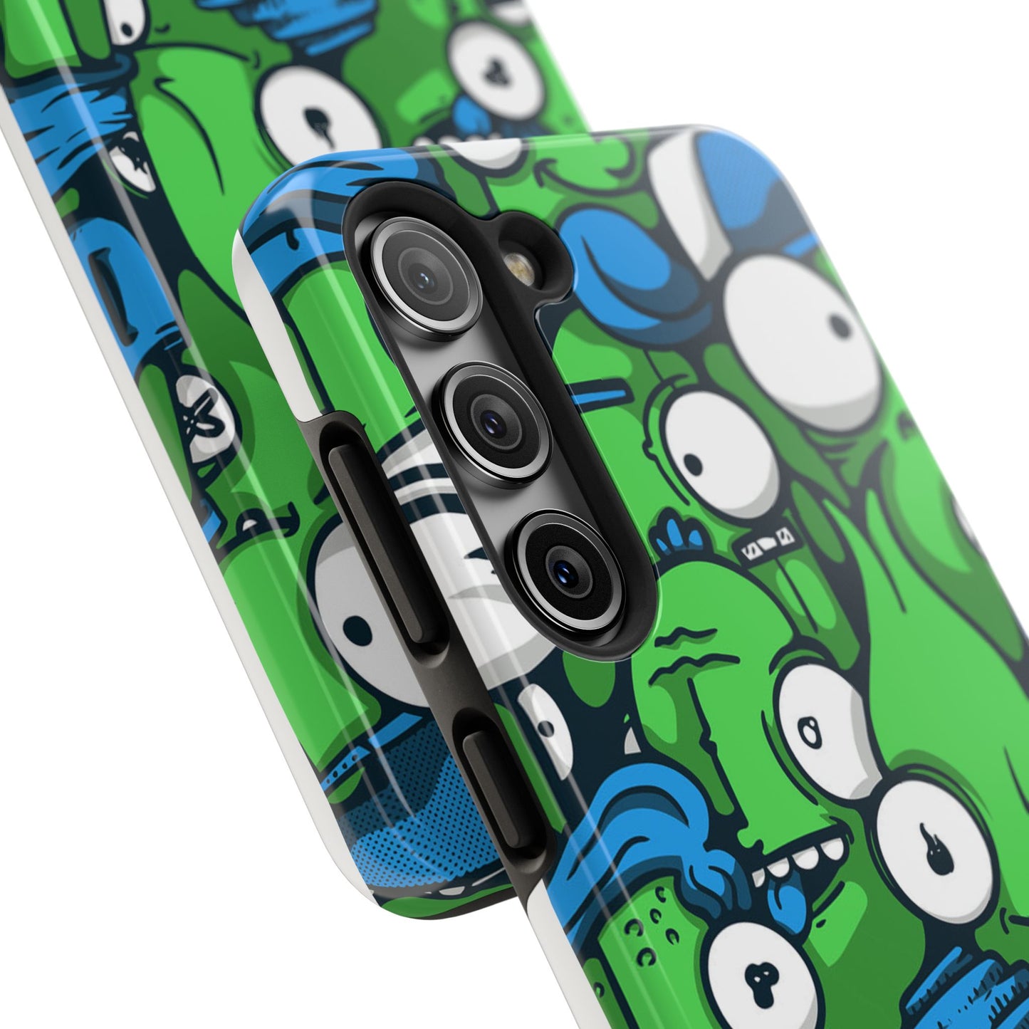 Whimsical Green Monster Phone Case