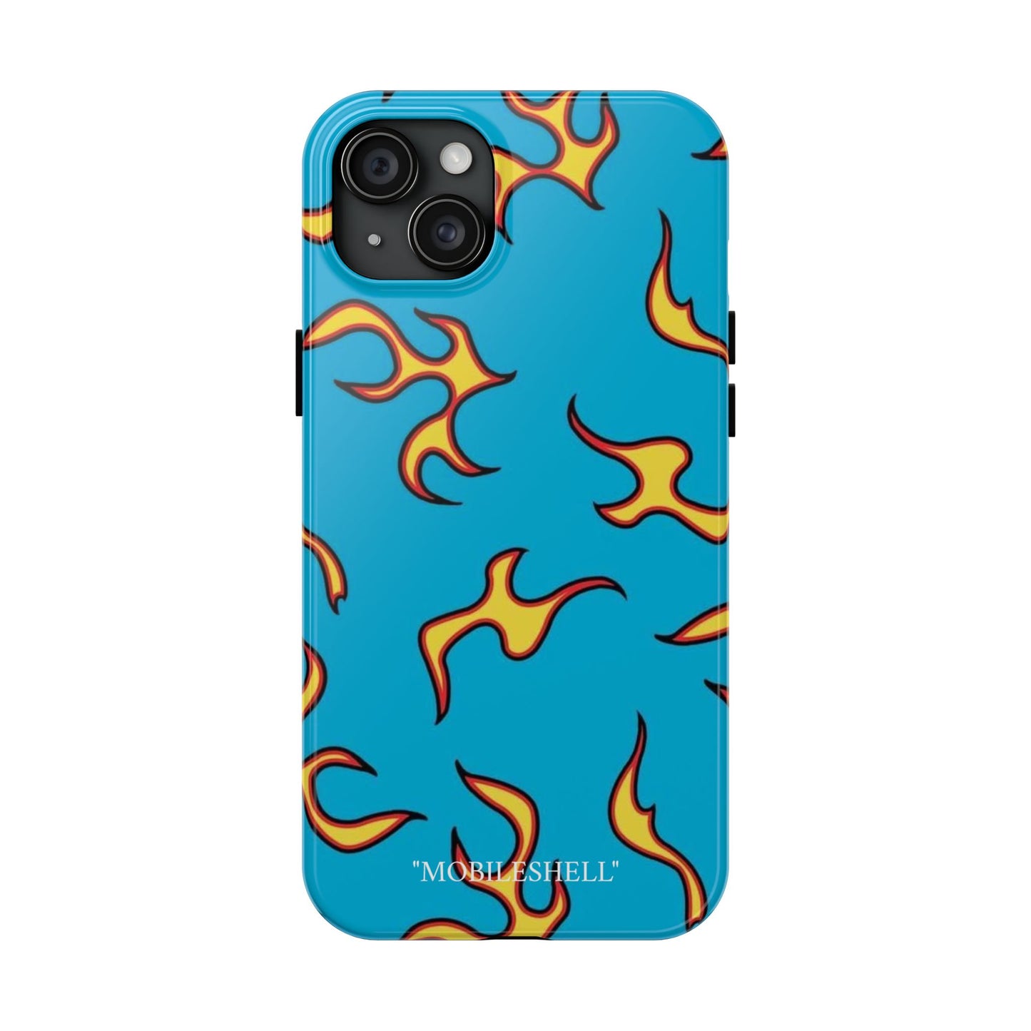 Blue Flame tough phone case