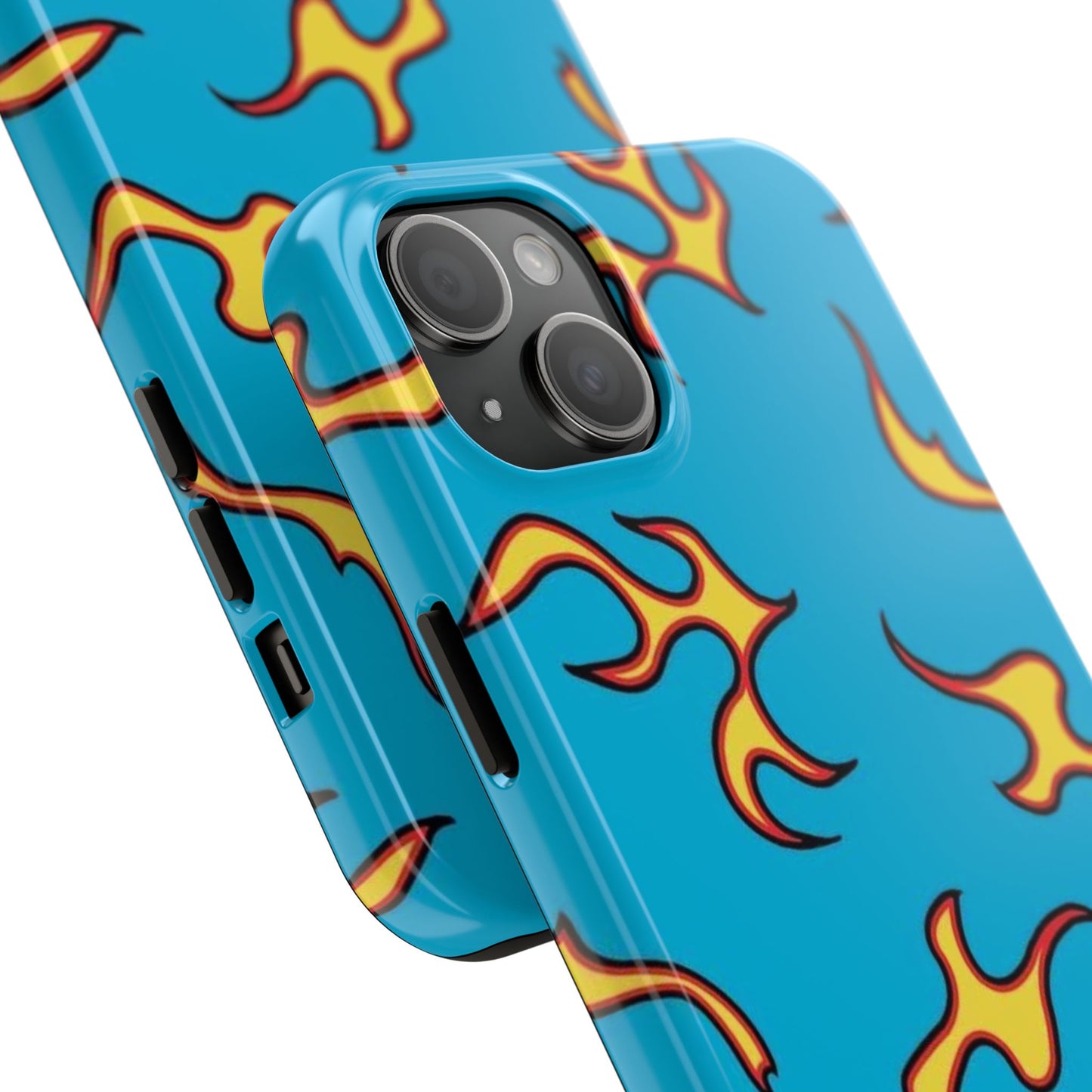 Blue Flame tough phone case