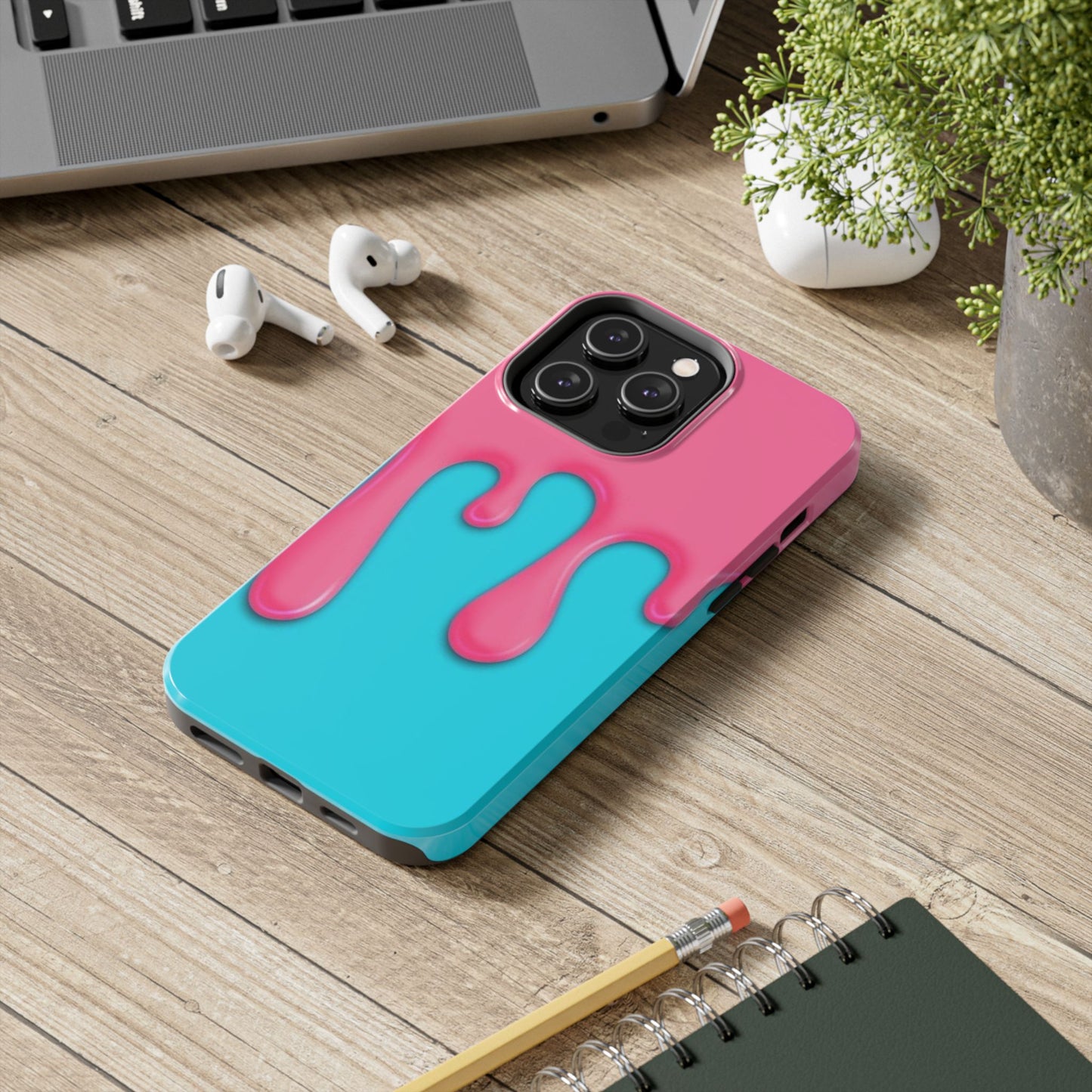 Colorful Drip Tough Phone Case