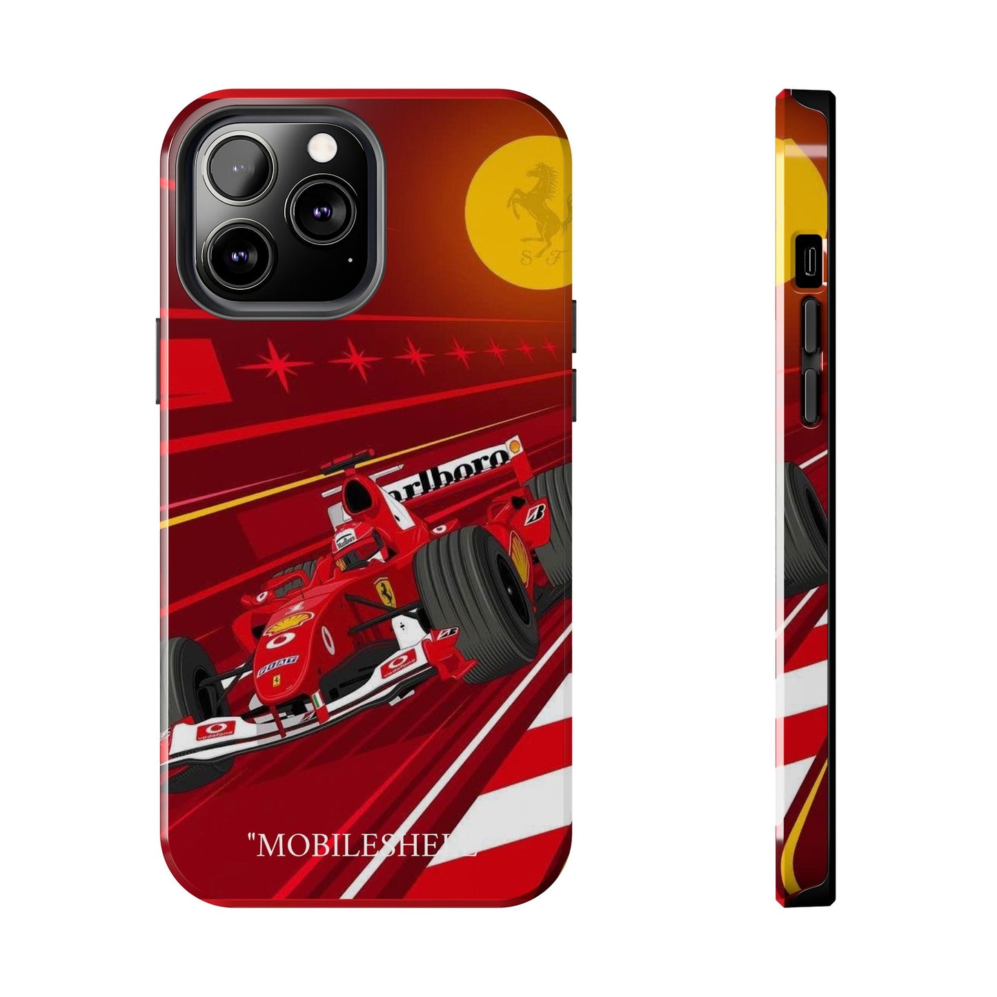 F1 Ferrari team car tough phone case