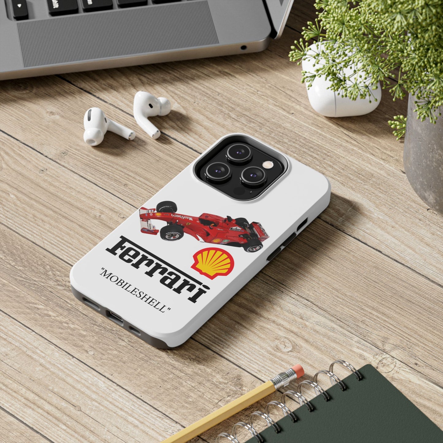 F1 team Shell tough phone case