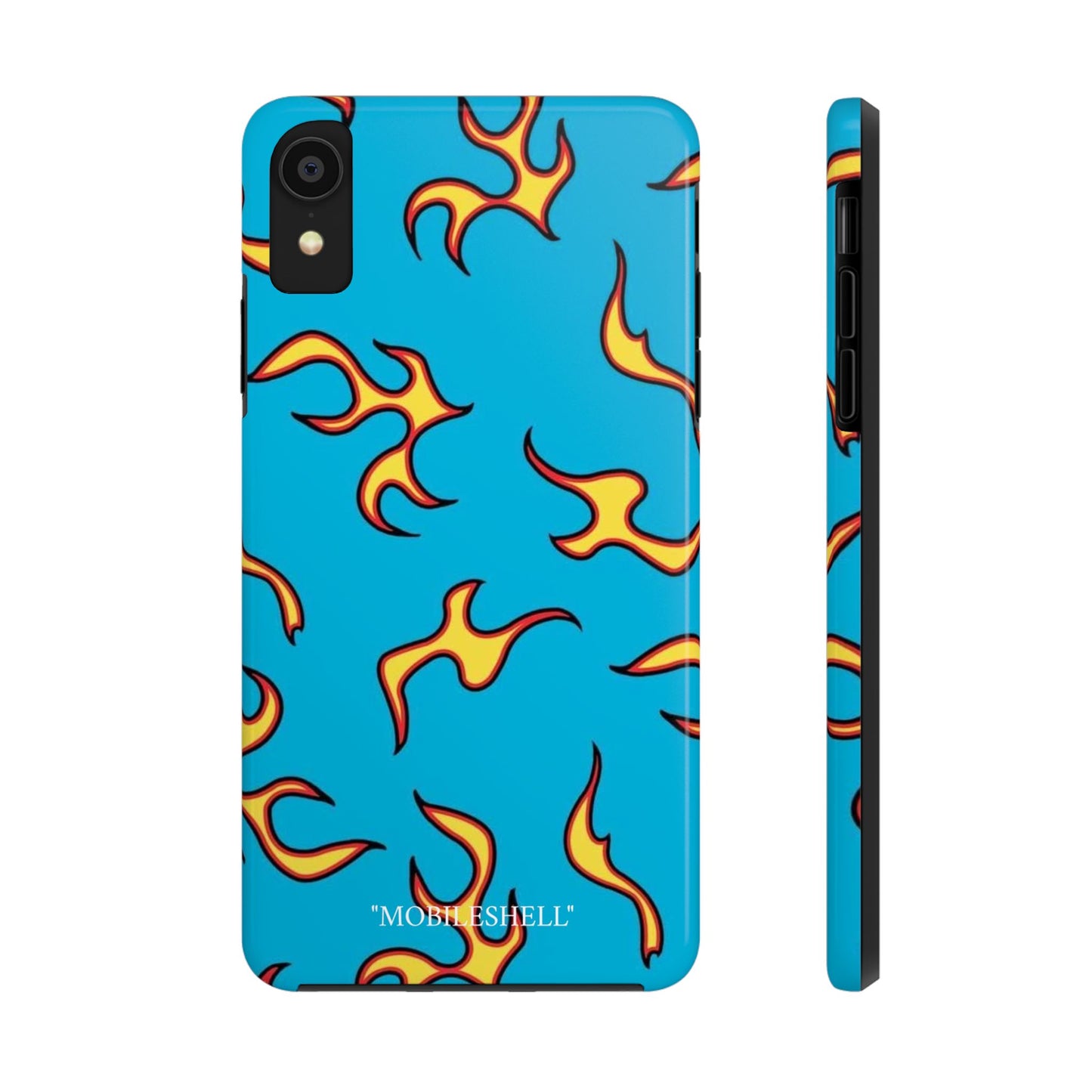 Blue Flame tough phone case