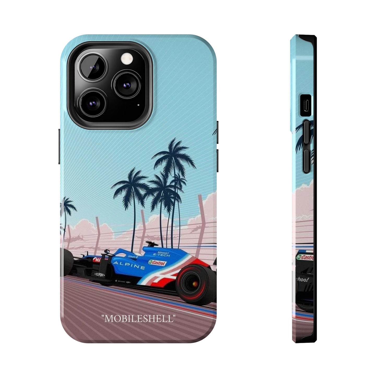 F1 Alpine team car tough phone case