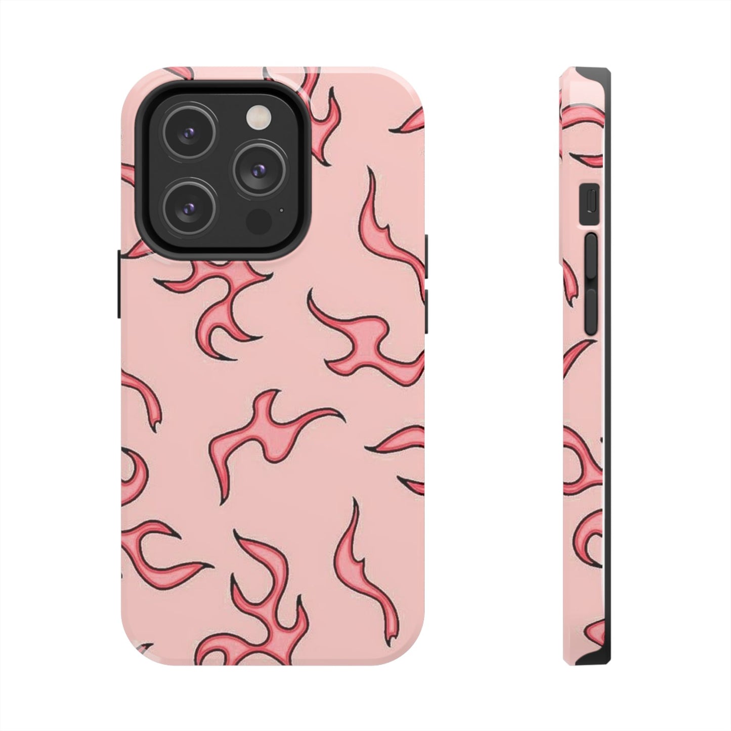 Stylish Flame Tough Phone Case