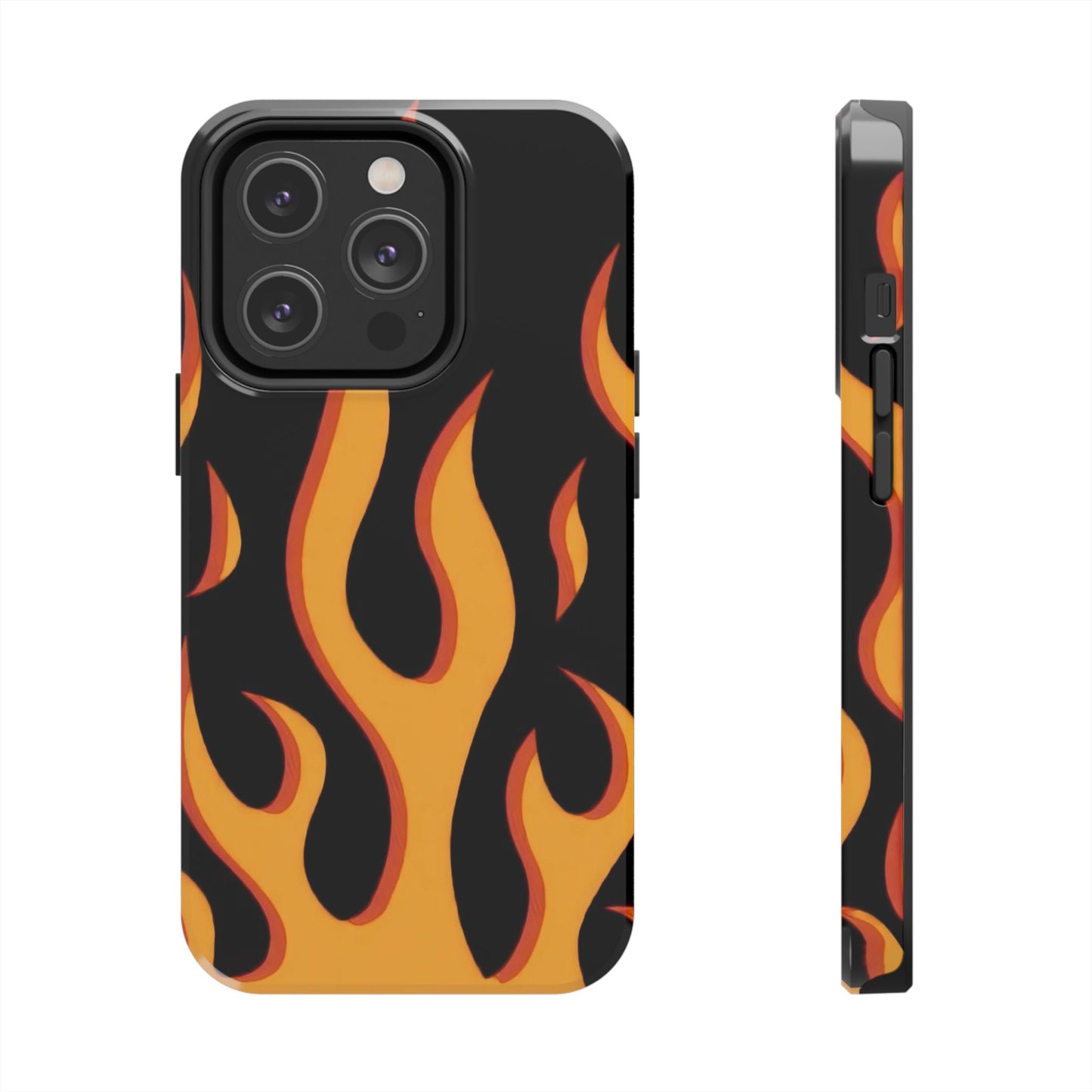 Flame Design Tough Phone Case