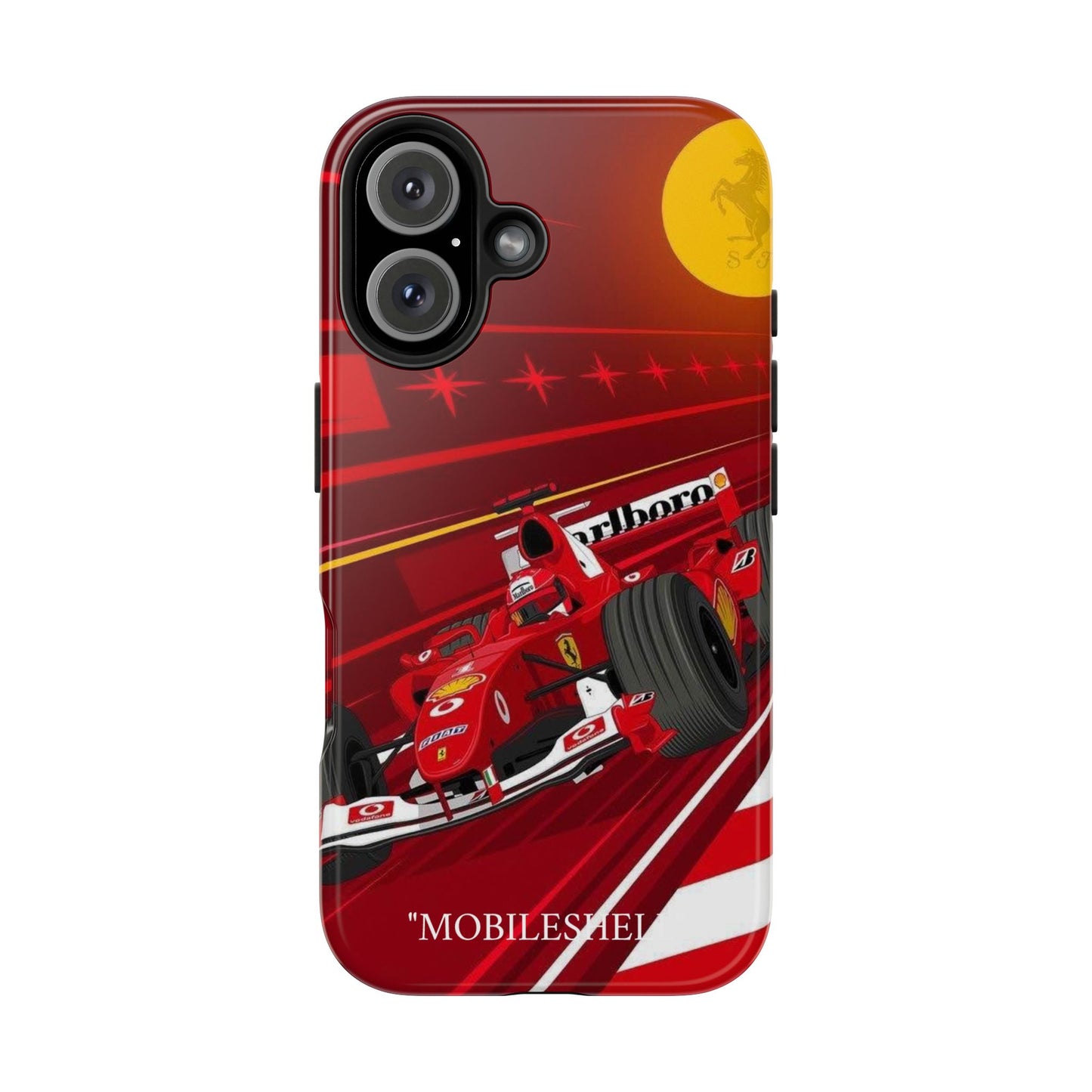 F1 Ferrari team car tough phone case