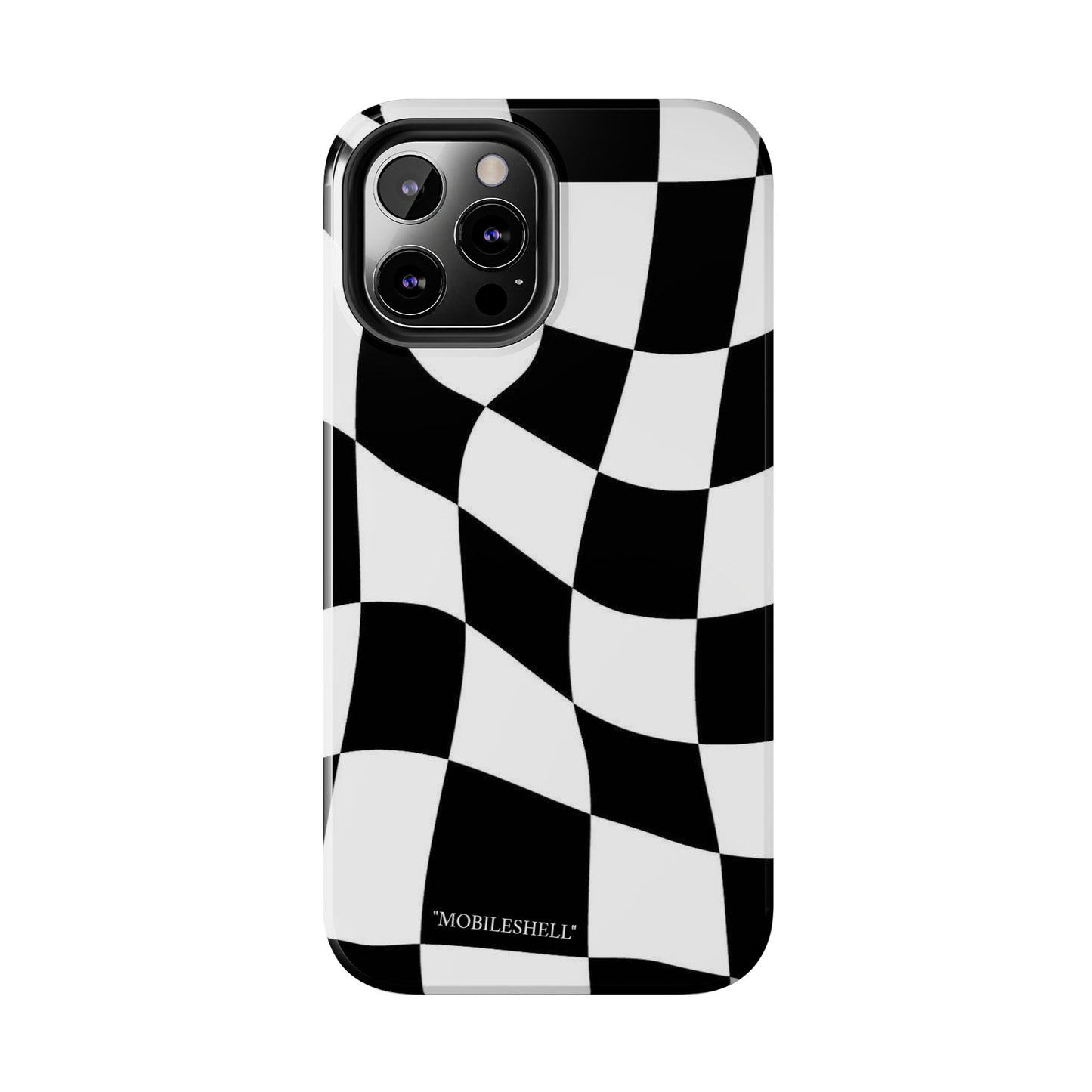 Checkers B&W tough phone case