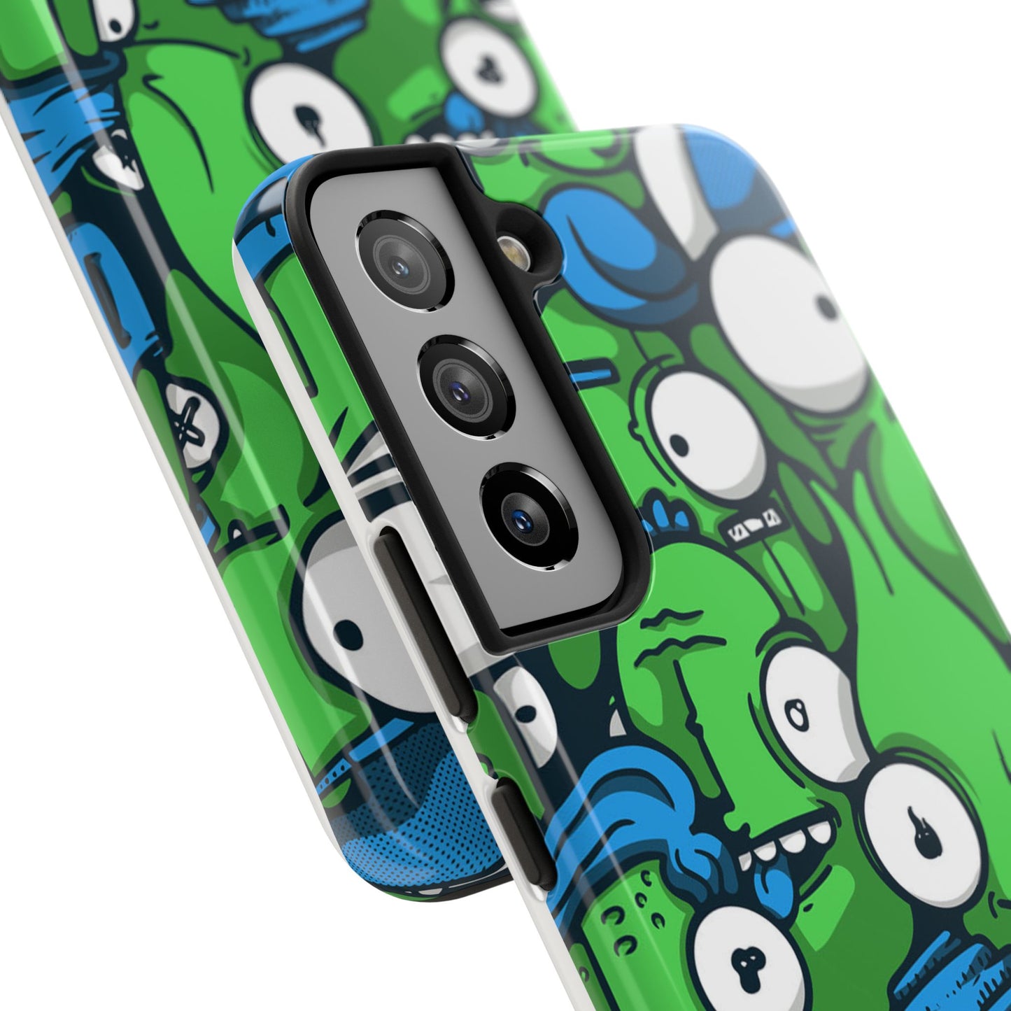 Whimsical Green Monster Phone Case