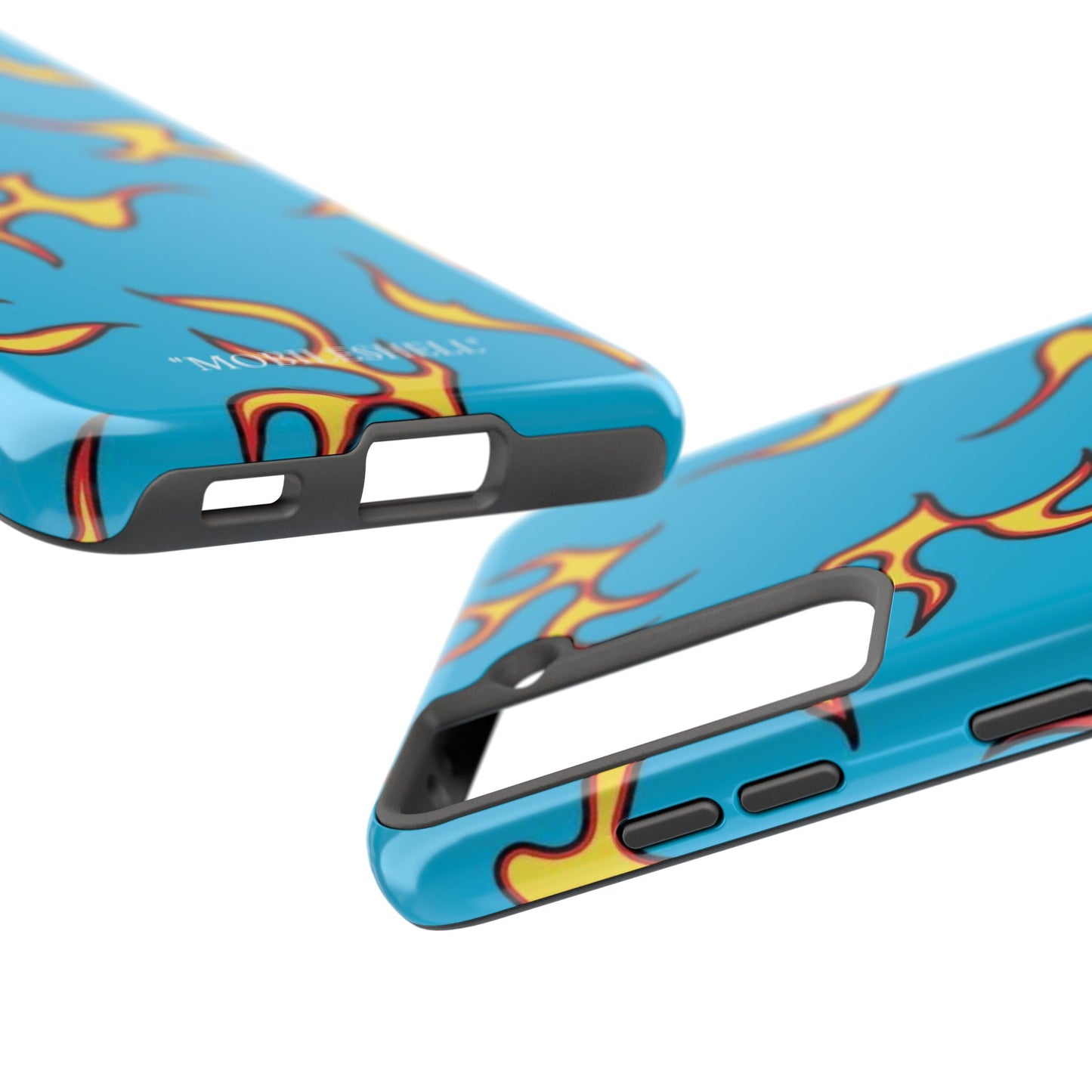 Blue Flame tough phone case