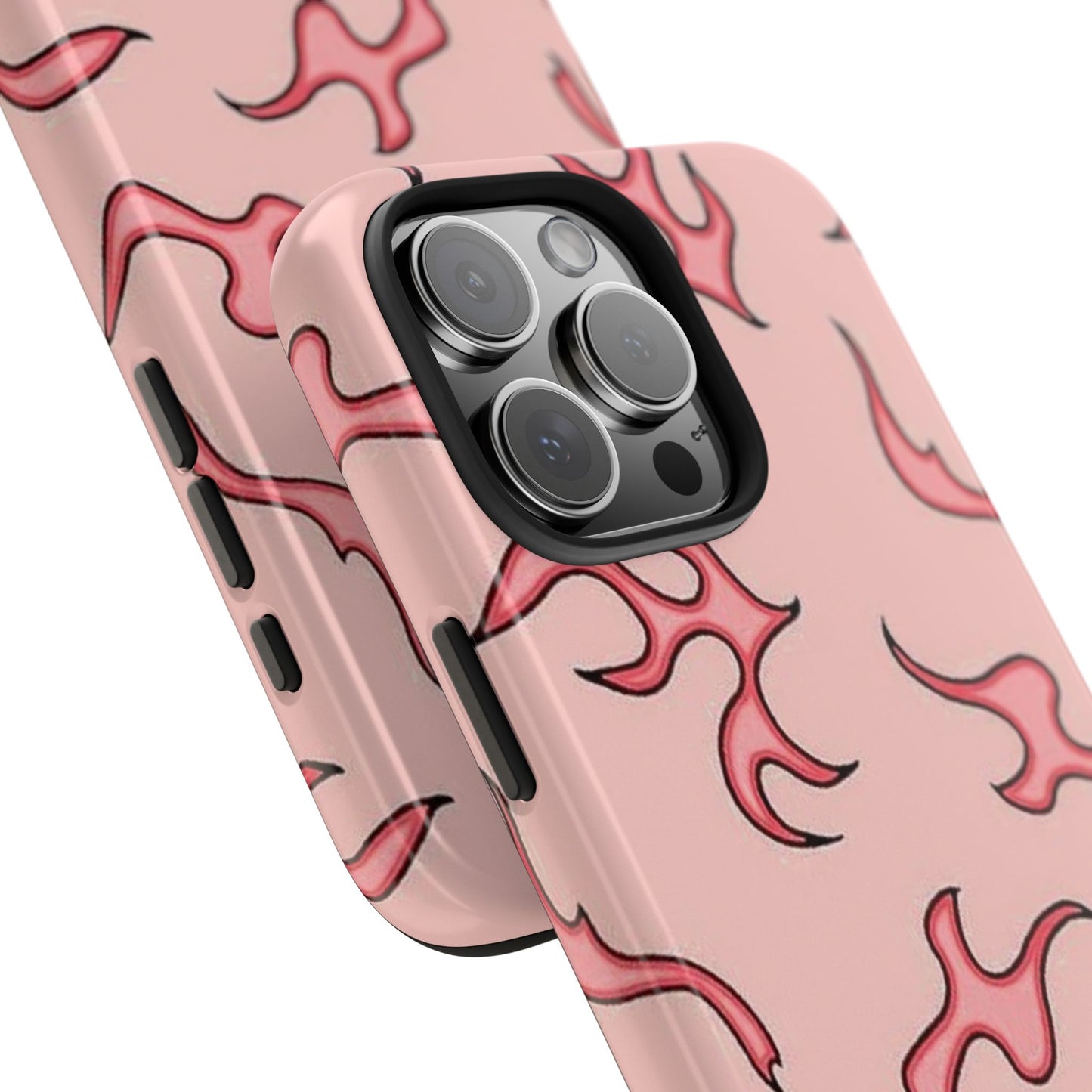 Stylish Flame Tough Phone Case