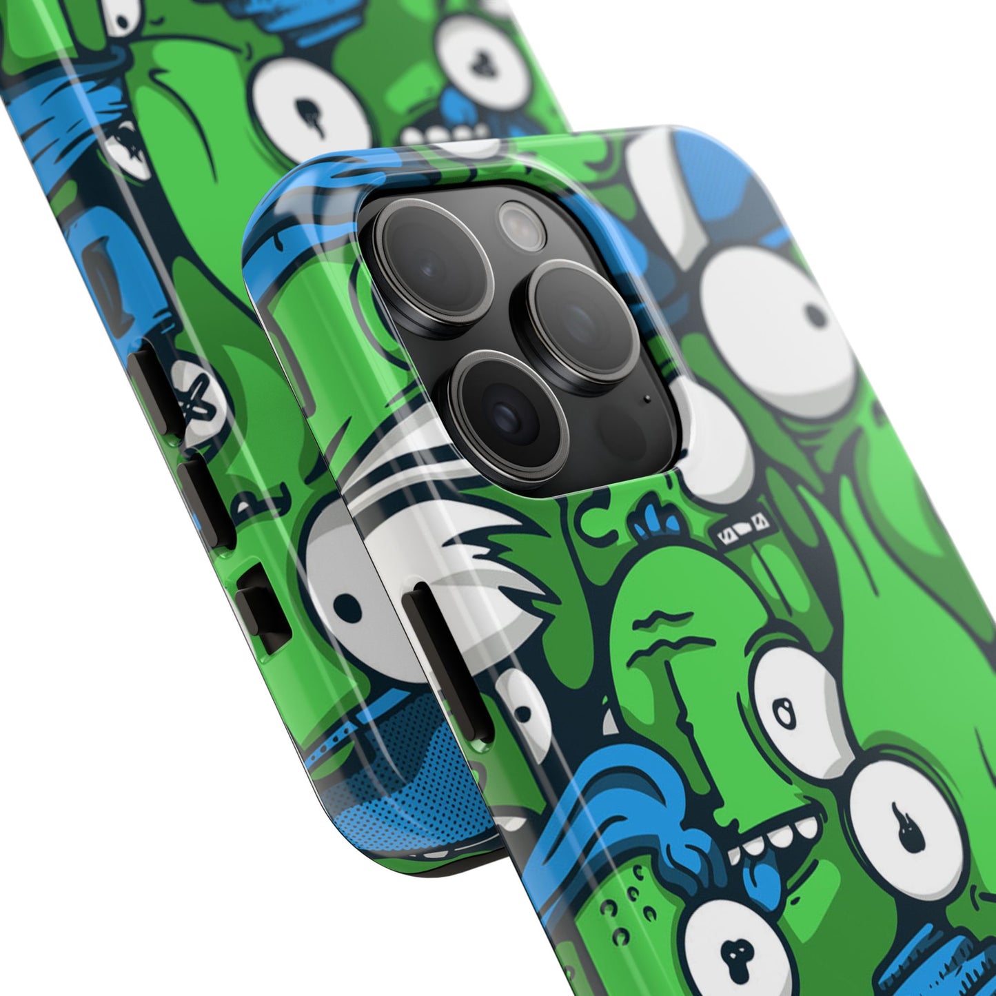 Whimsical Green Monster Phone Case