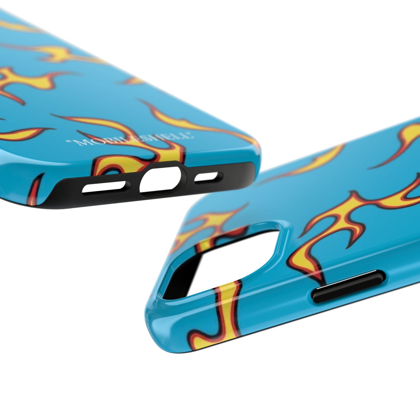 Blue Flame tough phone case