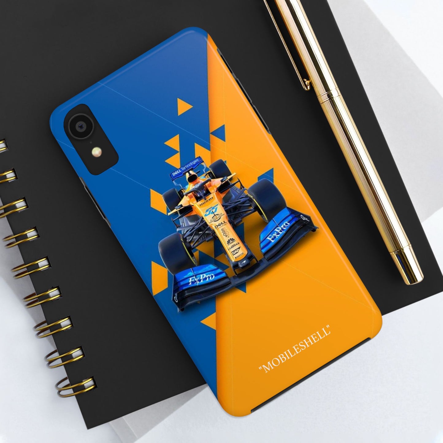 F1 team cartoon tough phone case