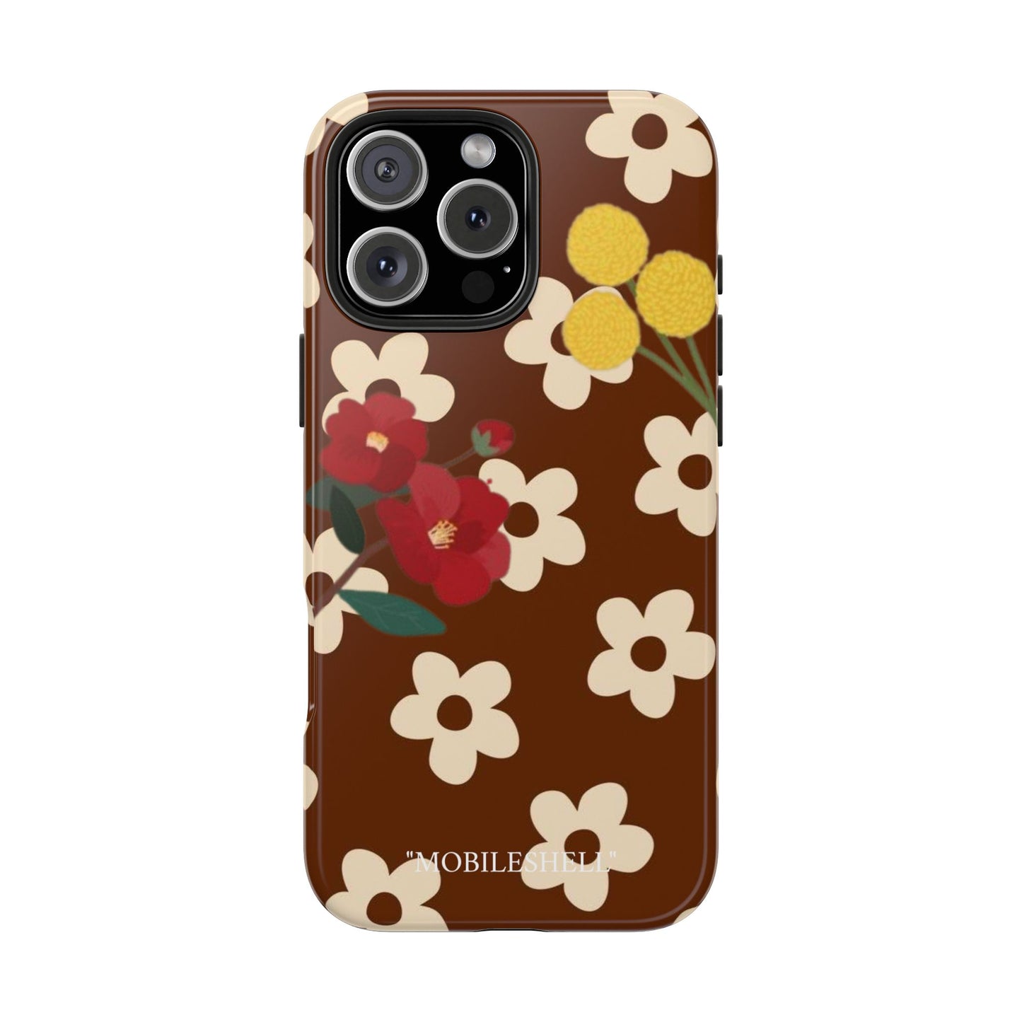 Flower vibe tough phone case