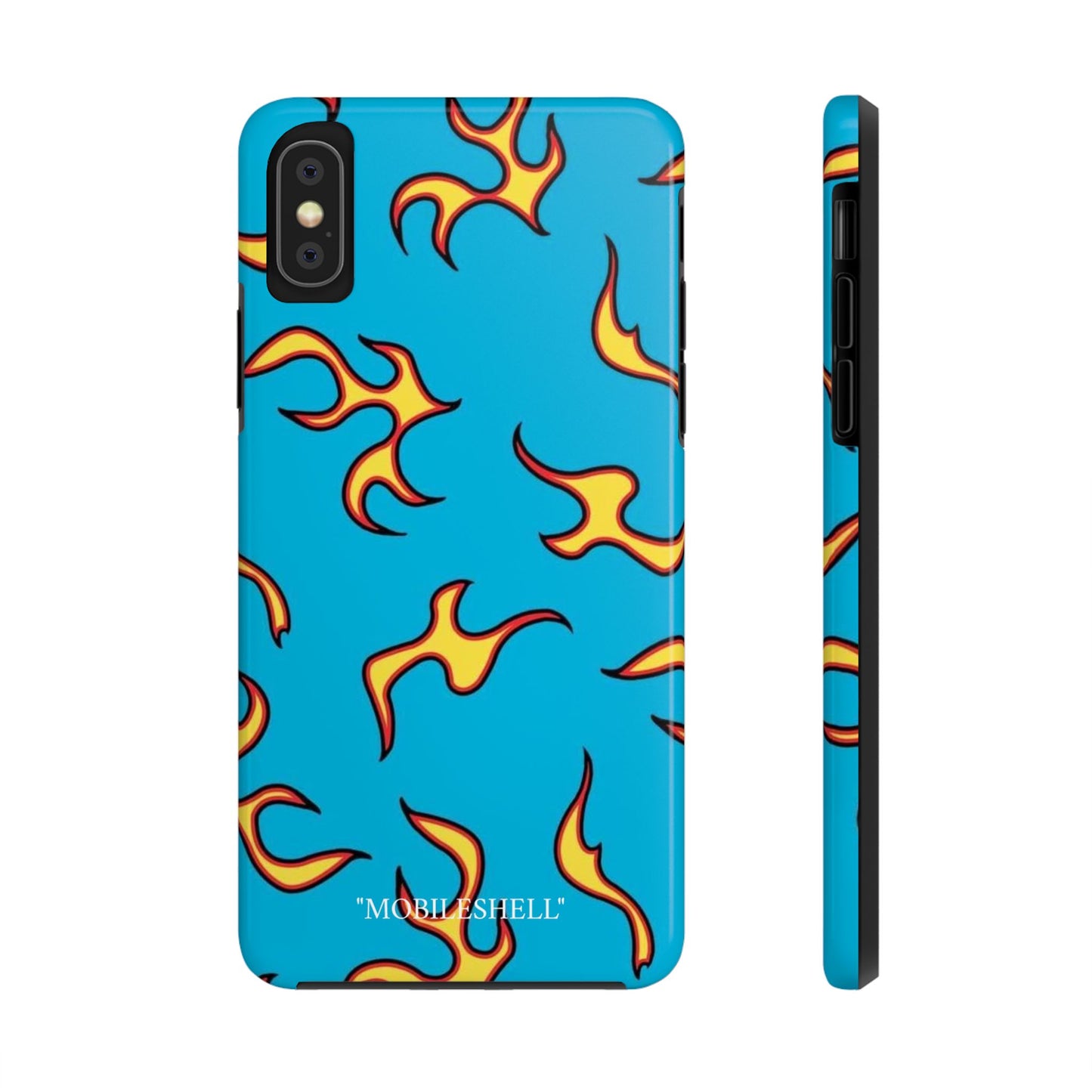 Blue Flame tough phone case