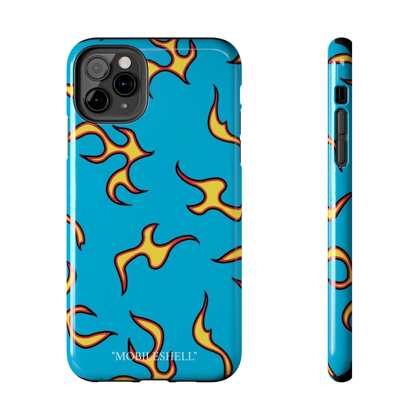 Blue Flame tough phone case