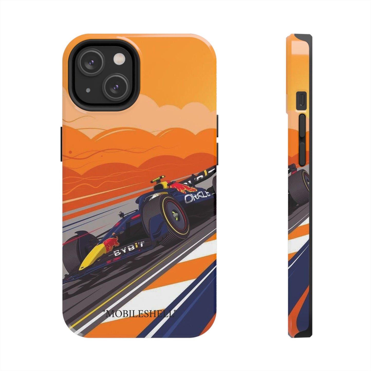 F1 Redbull cartoon tough phone case