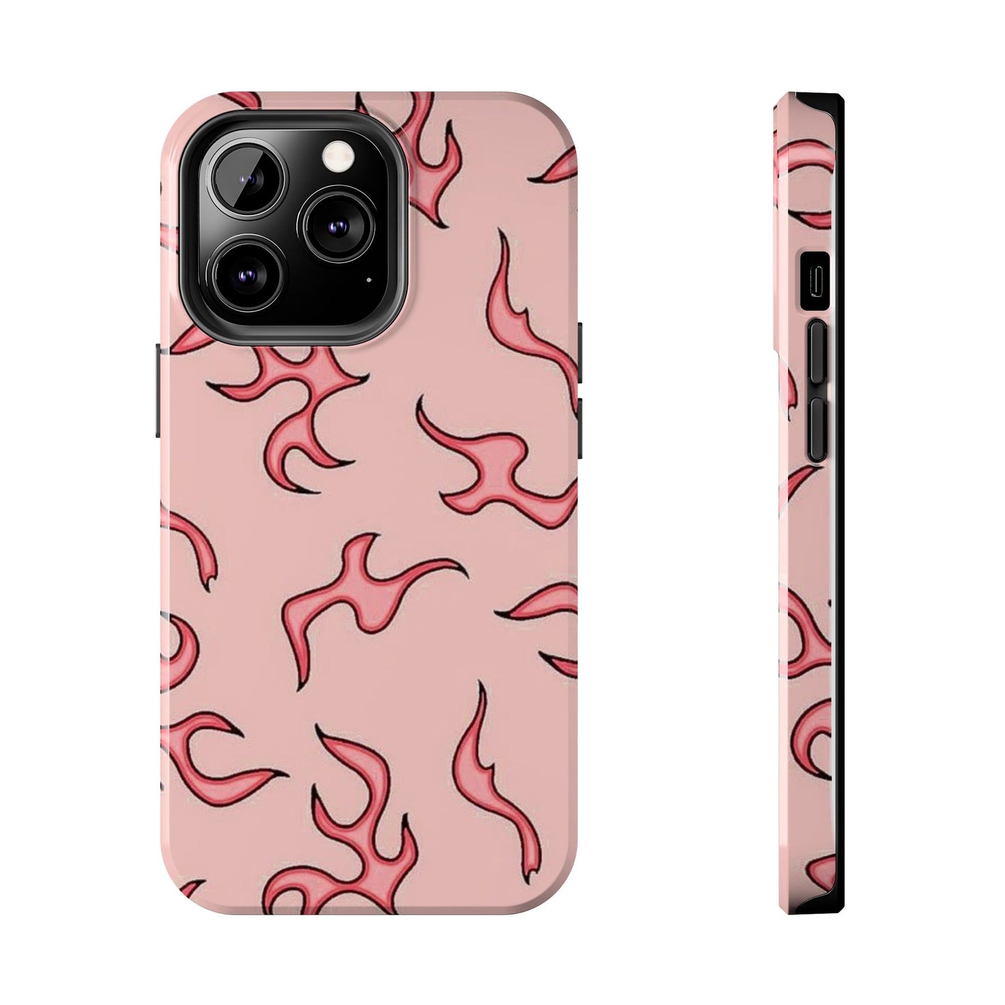 Stylish Flame Tough Phone Case