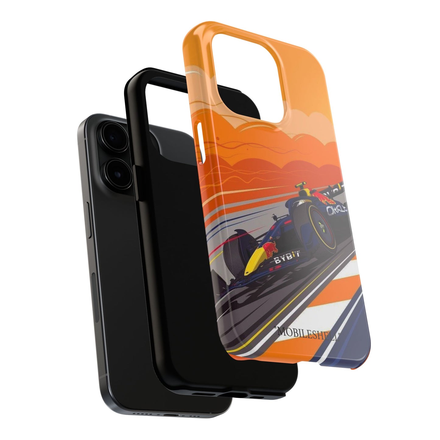 F1 Redbull cartoon tough phone case