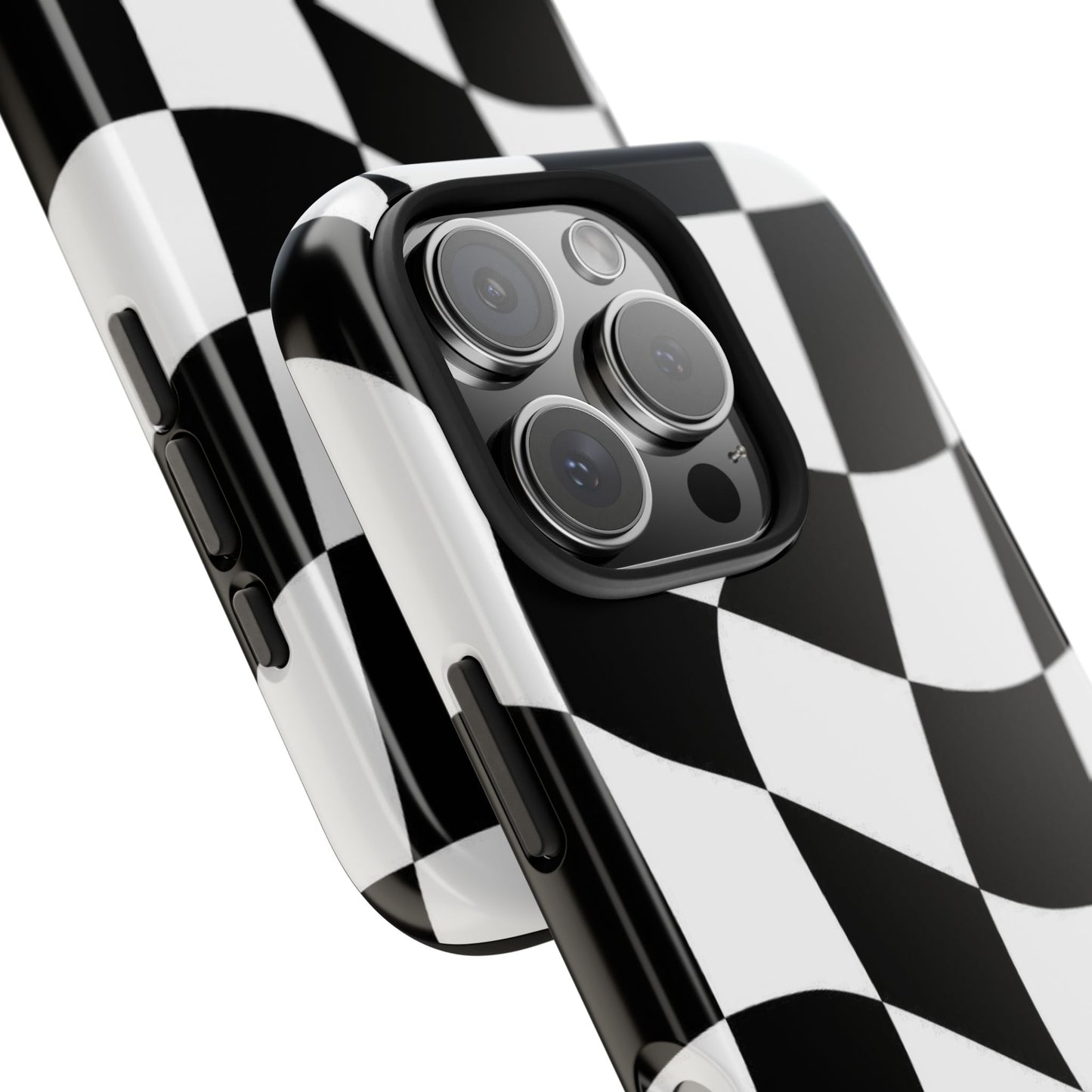 Checkers B&W tough phone case