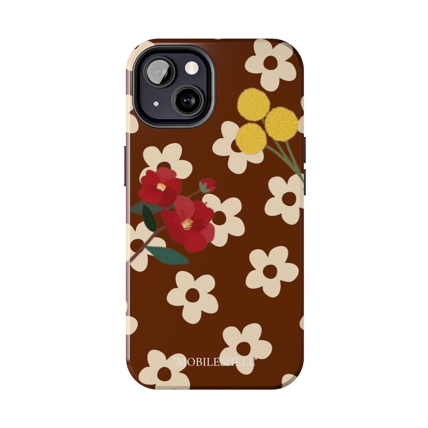 Flower vibe tough phone case