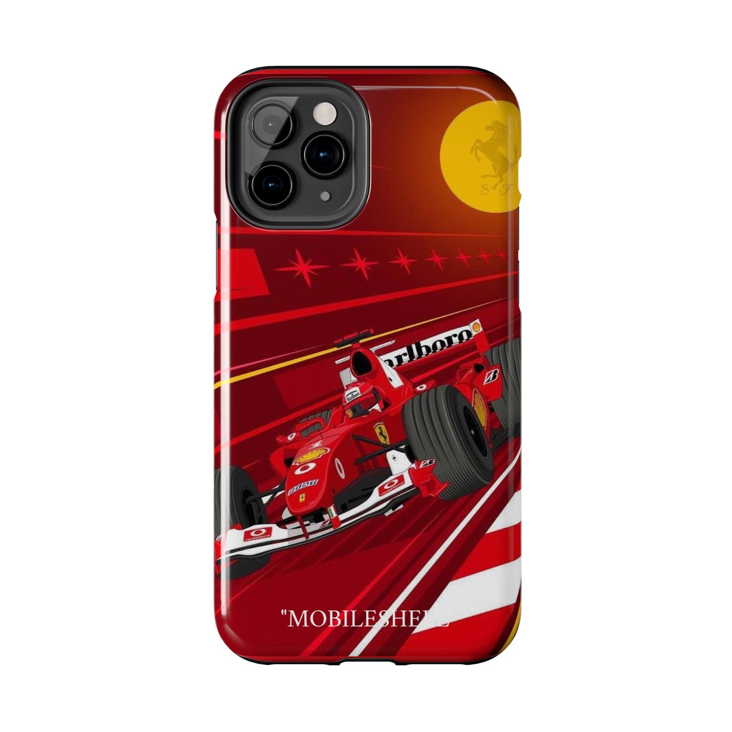 F1 Ferrari team car tough phone case