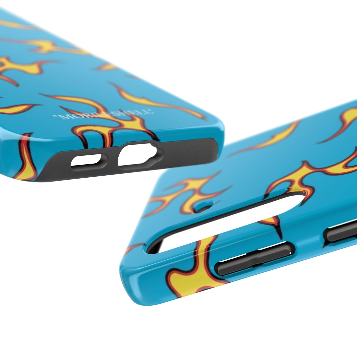 Blue Flame tough phone case