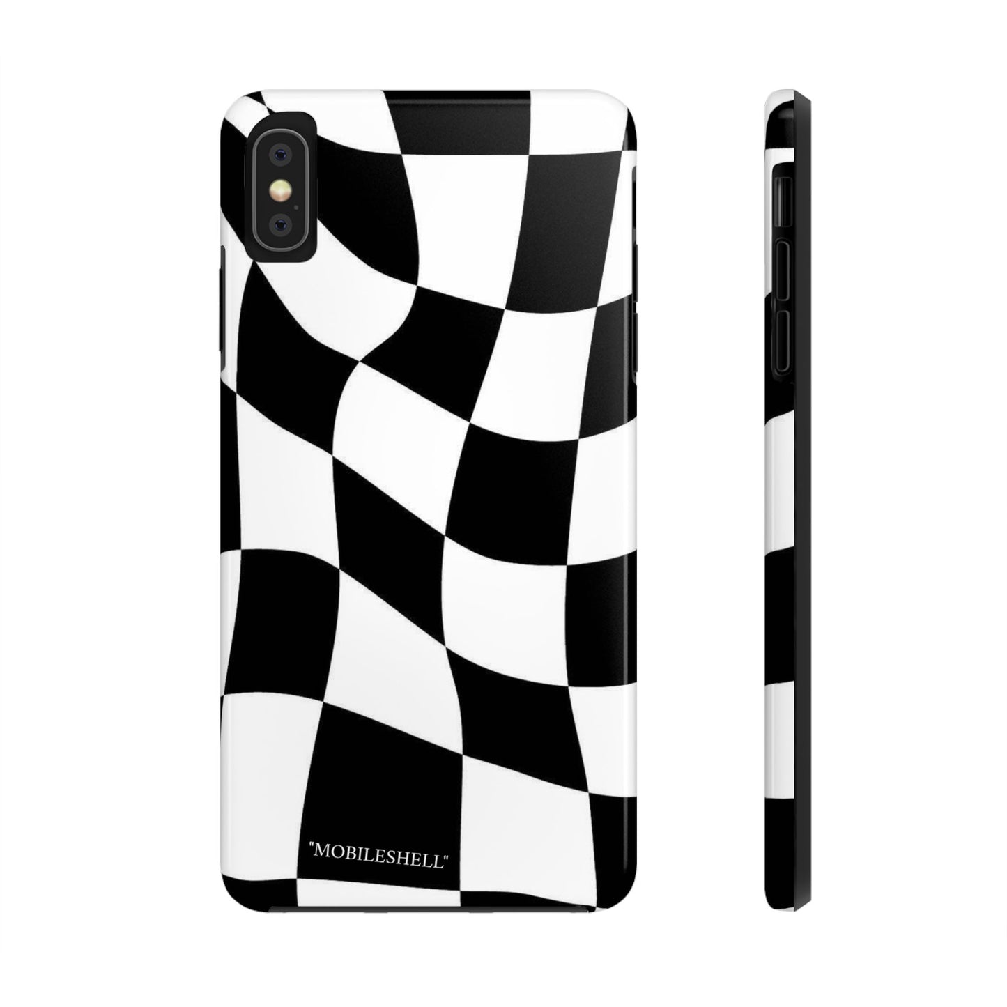 Checkers B&W tough phone case