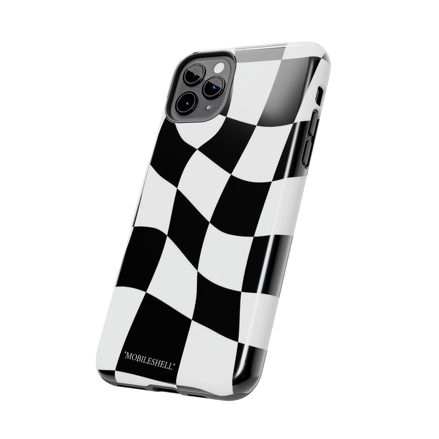 Checkers B&W tough phone case