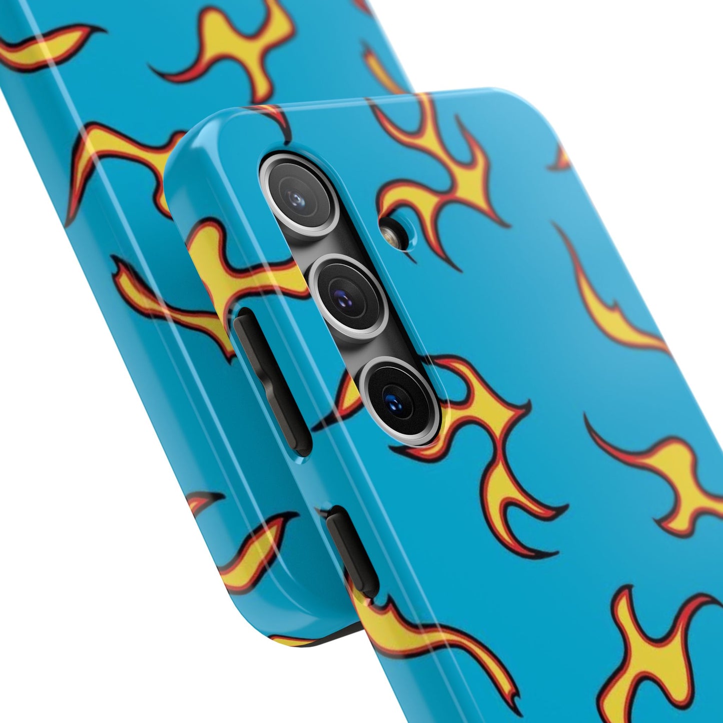 Blue Flame tough phone case