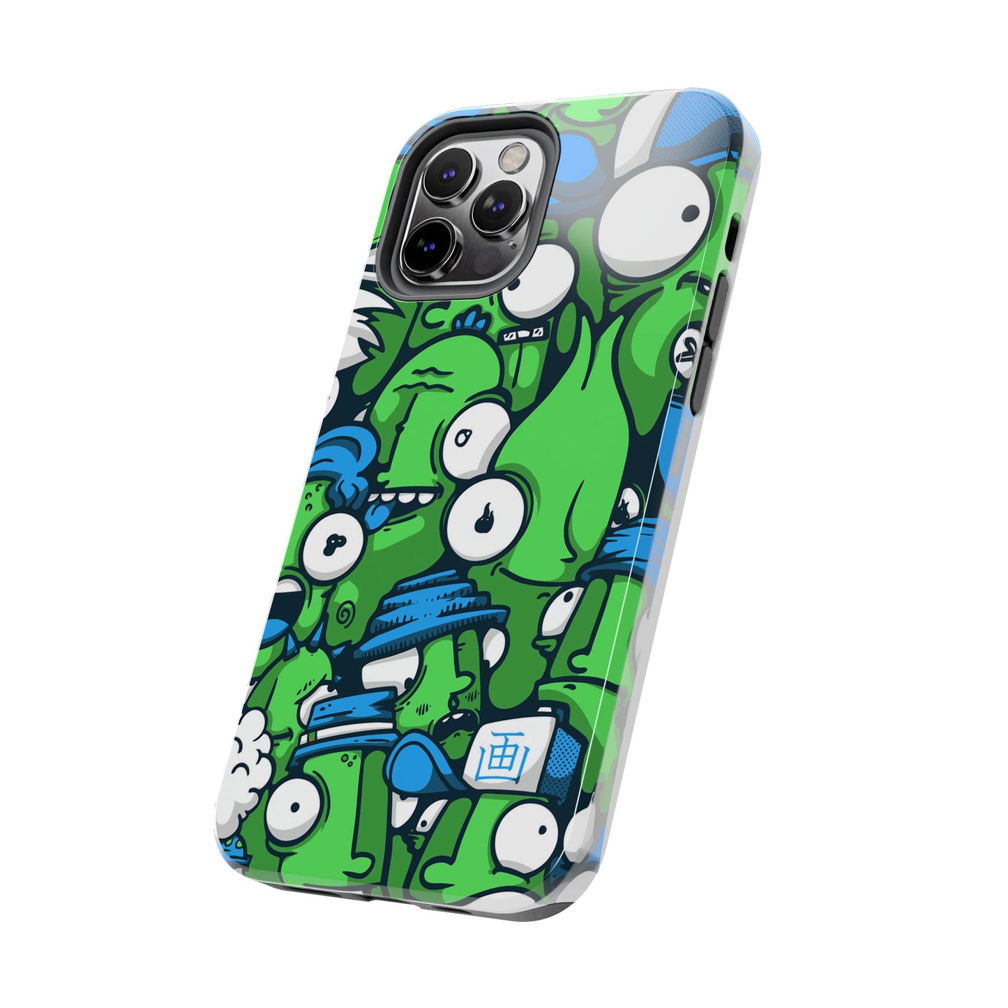 Whimsical Green Monster Phone Case