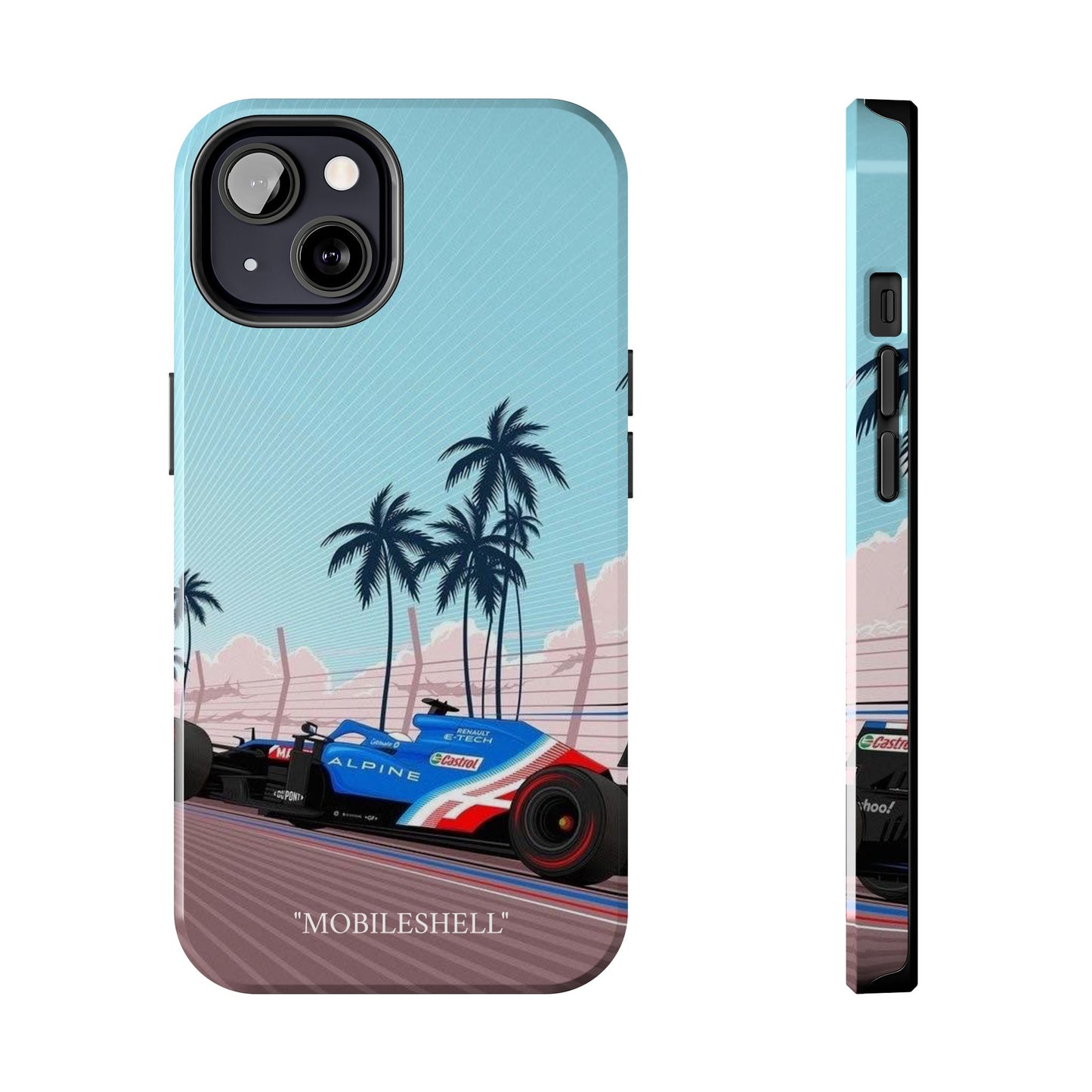 F1 Alpine team car tough phone case