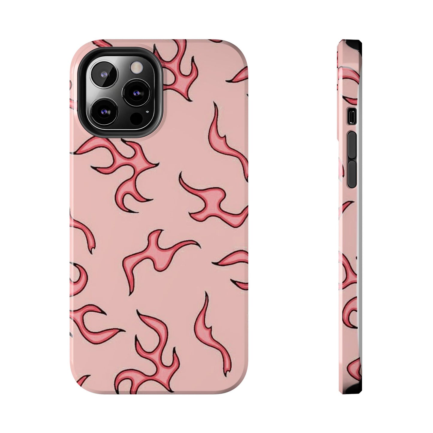 Stylish Flame Tough Phone Case