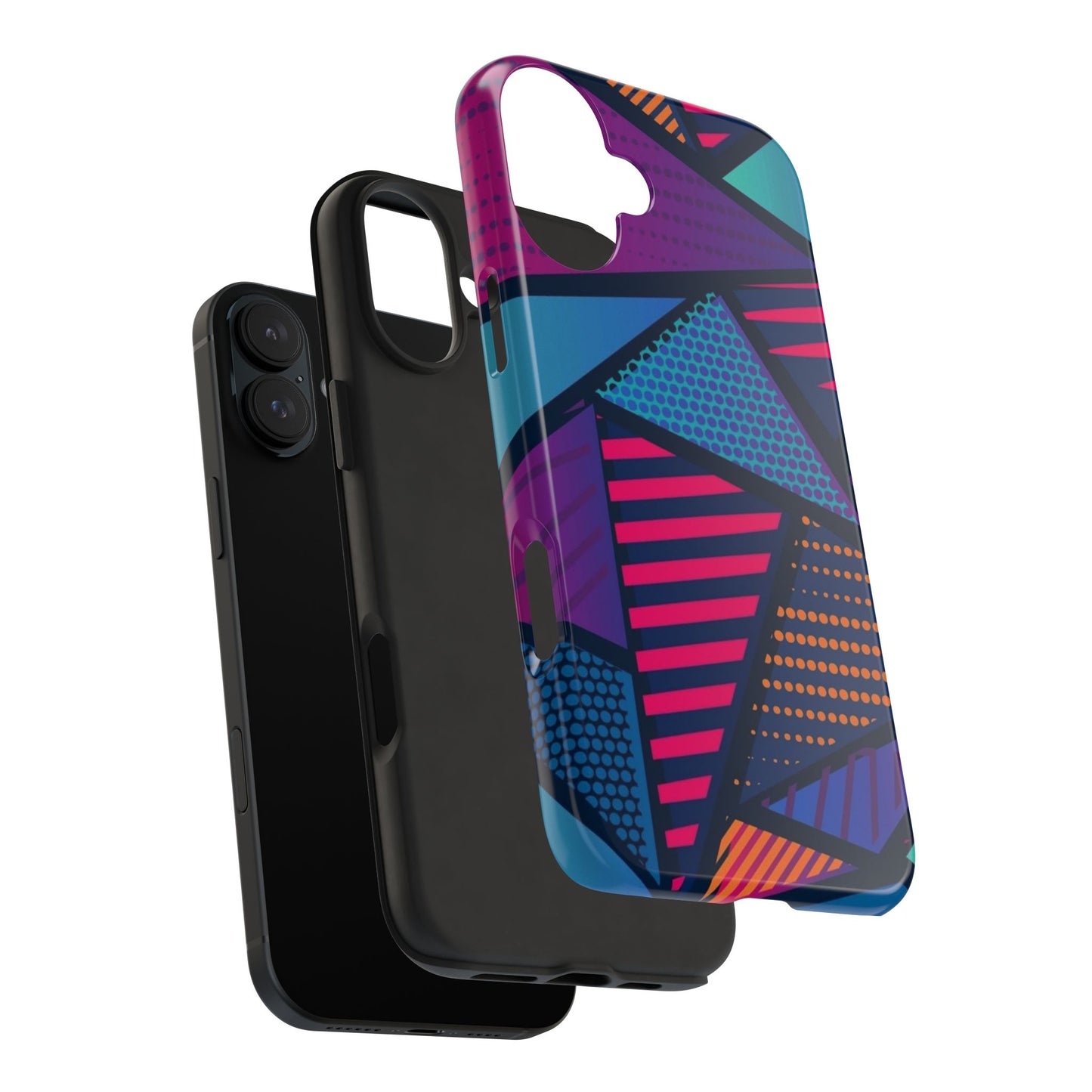 Vibrant Geometric Tough Phone Case