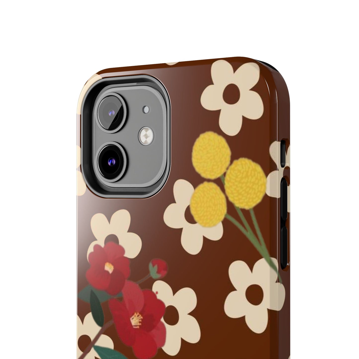 Flower vibe tough phone case