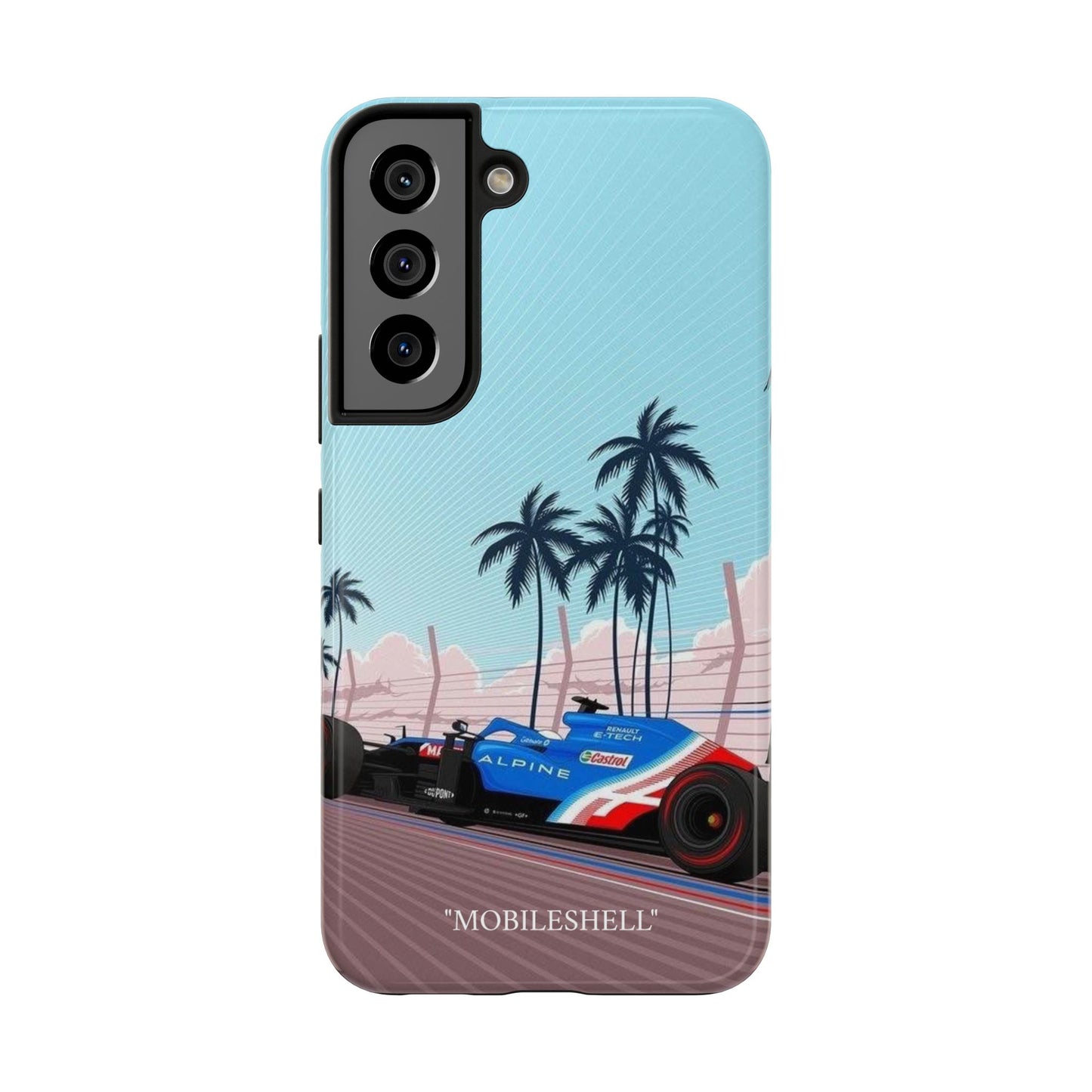 F1 Alpine team car tough phone case