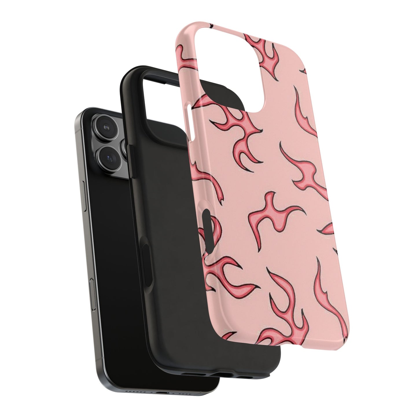 Stylish Flame Tough Phone Case