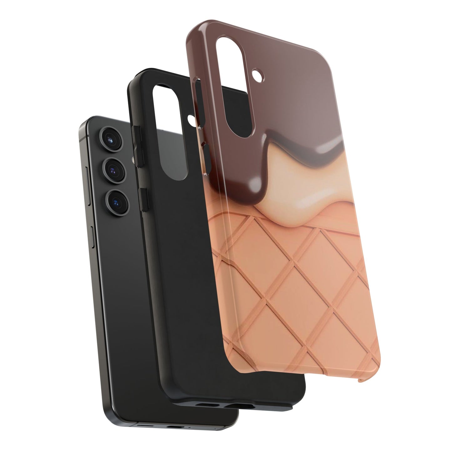 Ice cream drip Tough Phone Cases