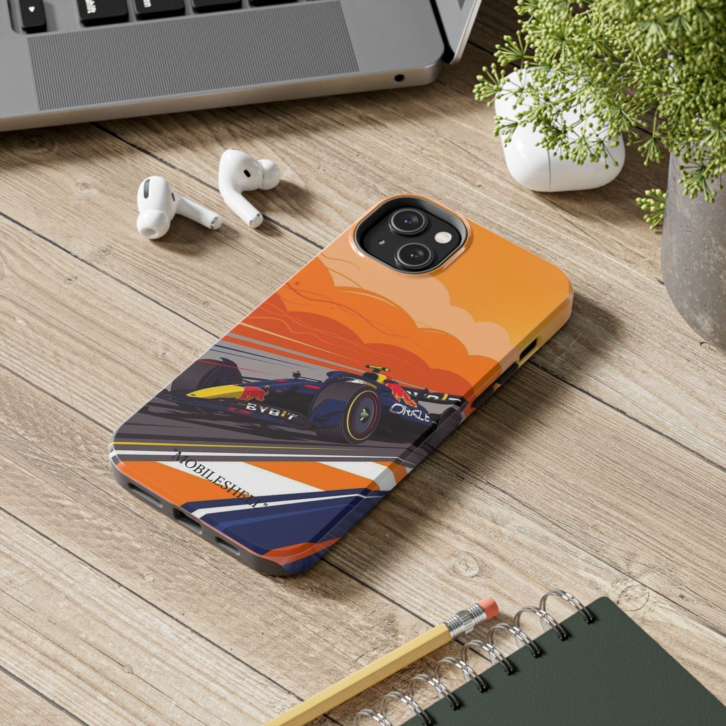 F1 Redbull cartoon tough phone case