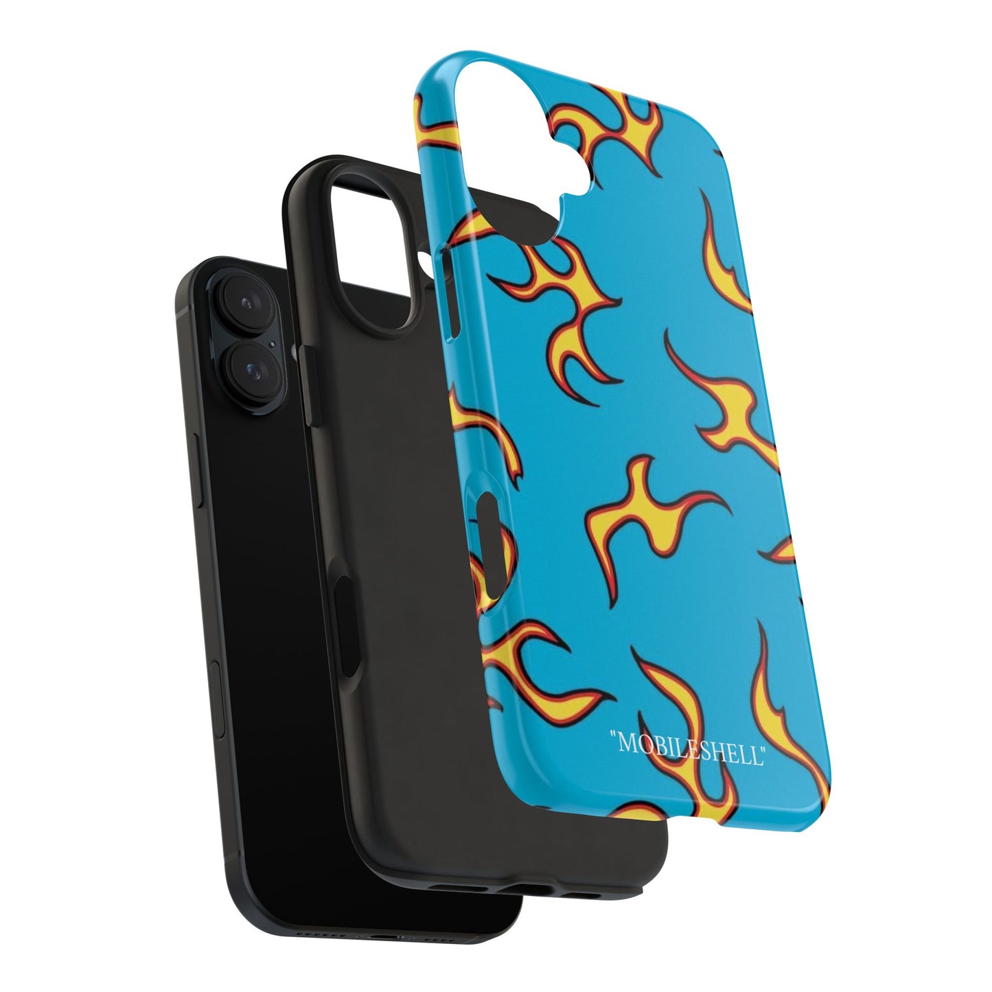 Blue Flame tough phone case