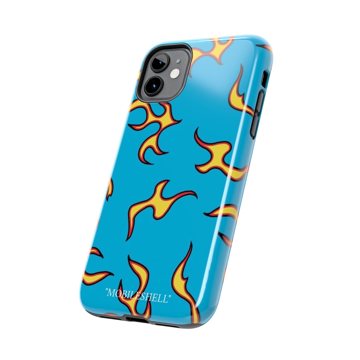 Blue Flame tough phone case