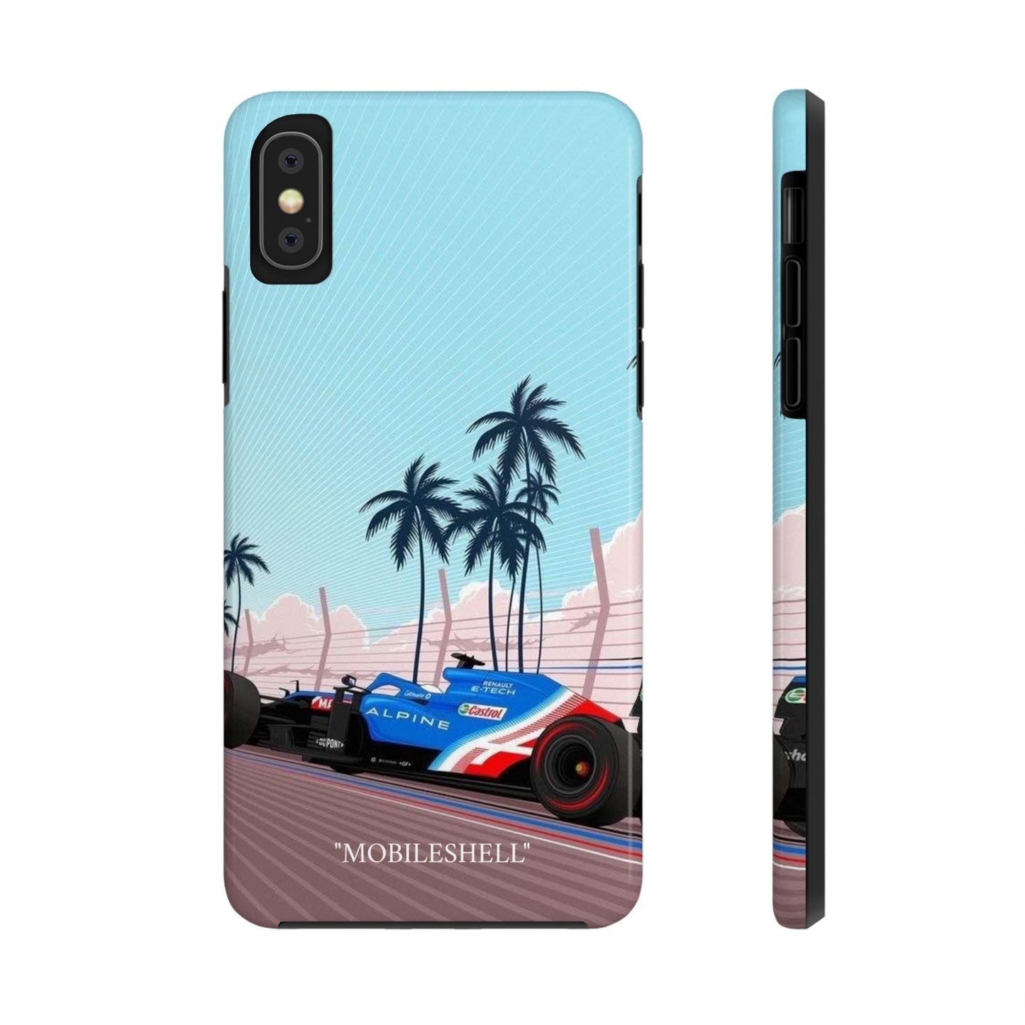 F1 Alpine team car tough phone case