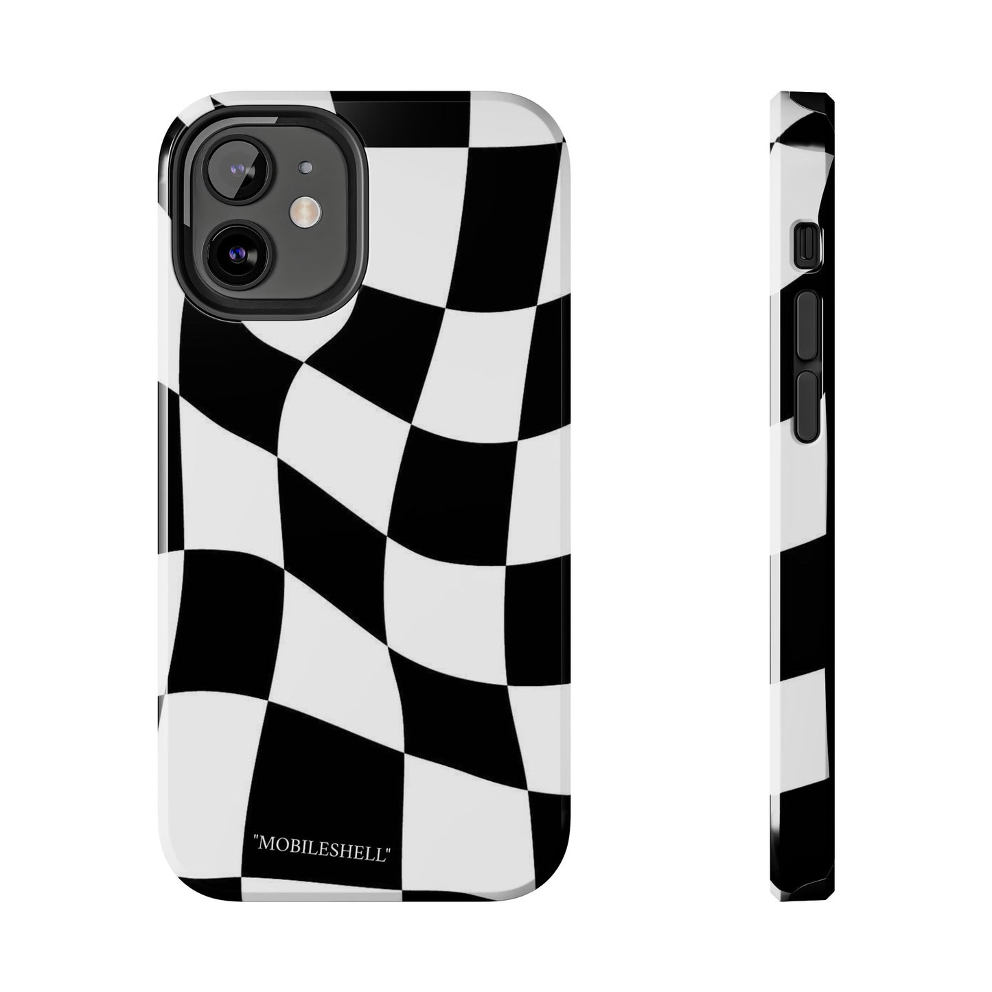 Checkers B&W tough phone case