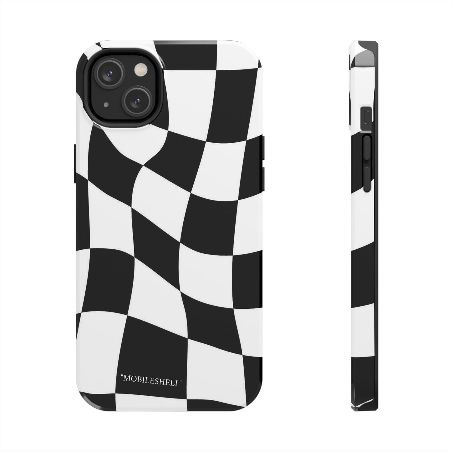 Checkers B&W tough phone case