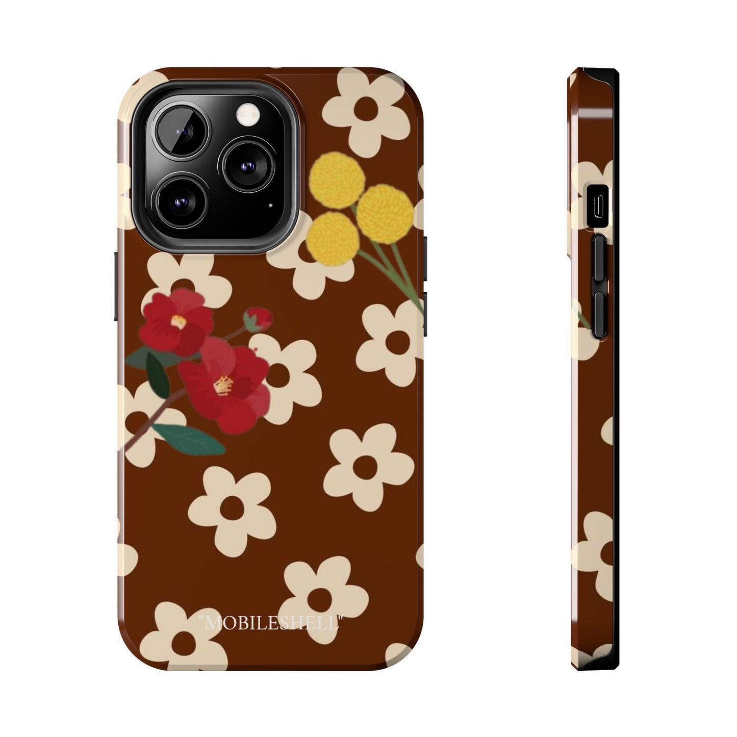 Flower vibe tough phone case