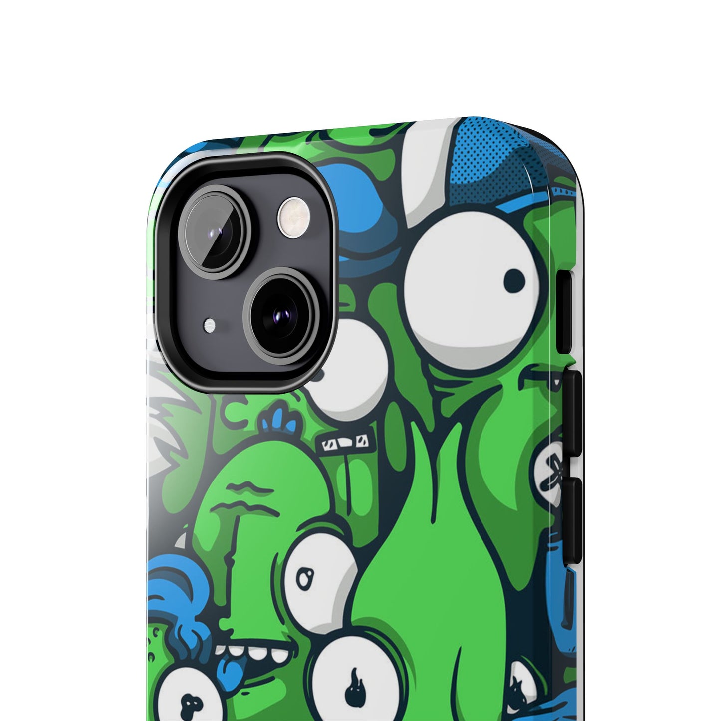 Whimsical Green Monster Phone Case