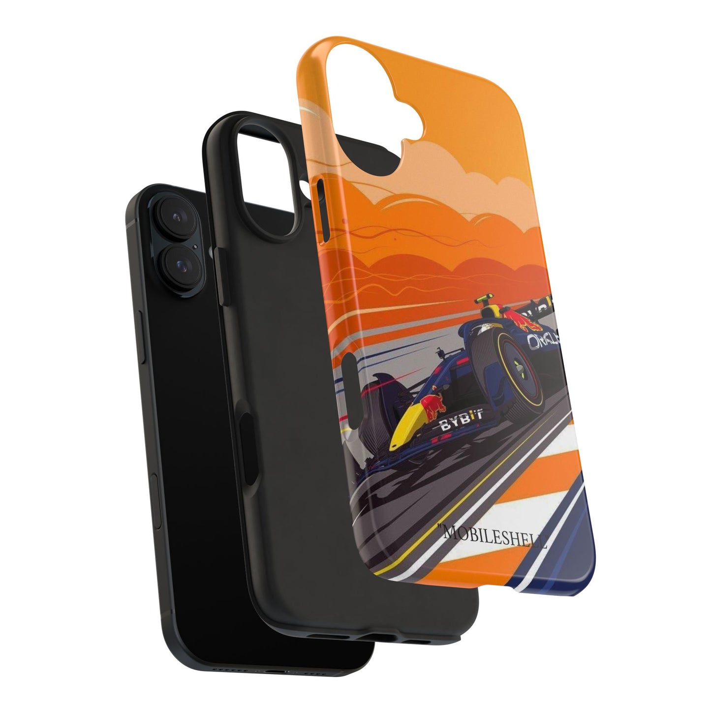 F1 Redbull cartoon tough phone case